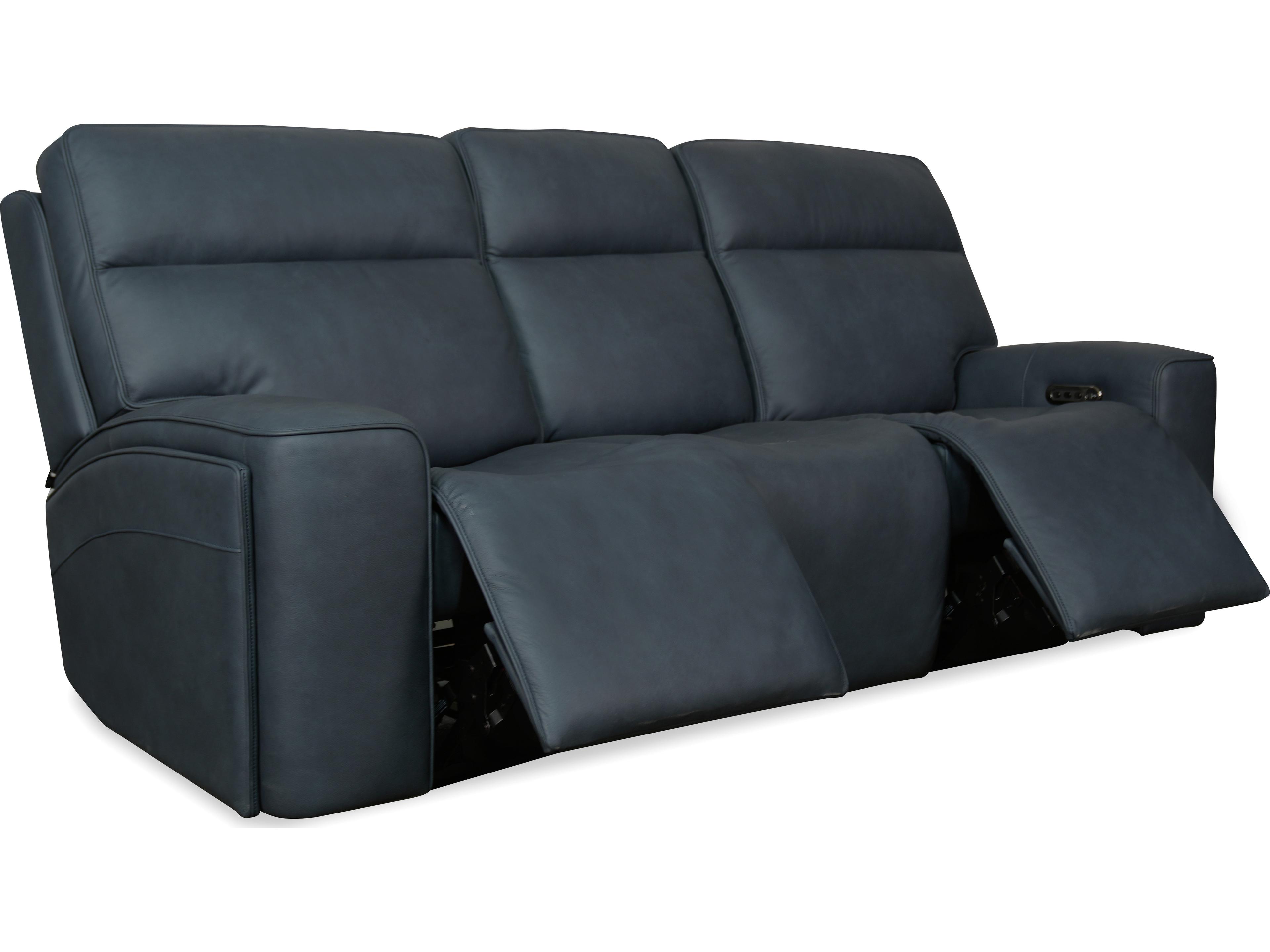 Hooker Furniture Riverton Power Sofa with Power Headrest and Lumbar