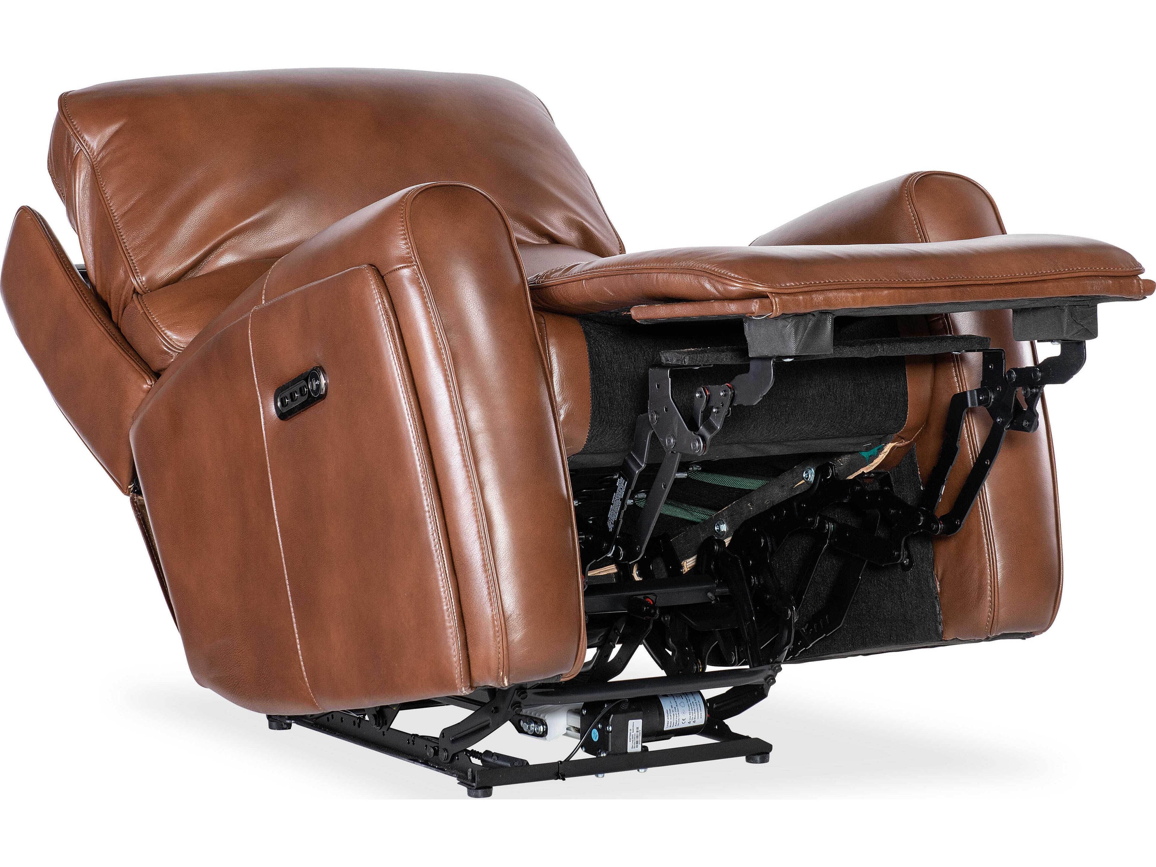 Hooker Furniture Ms Crosby Zero Gravity Brown Leather Recliner