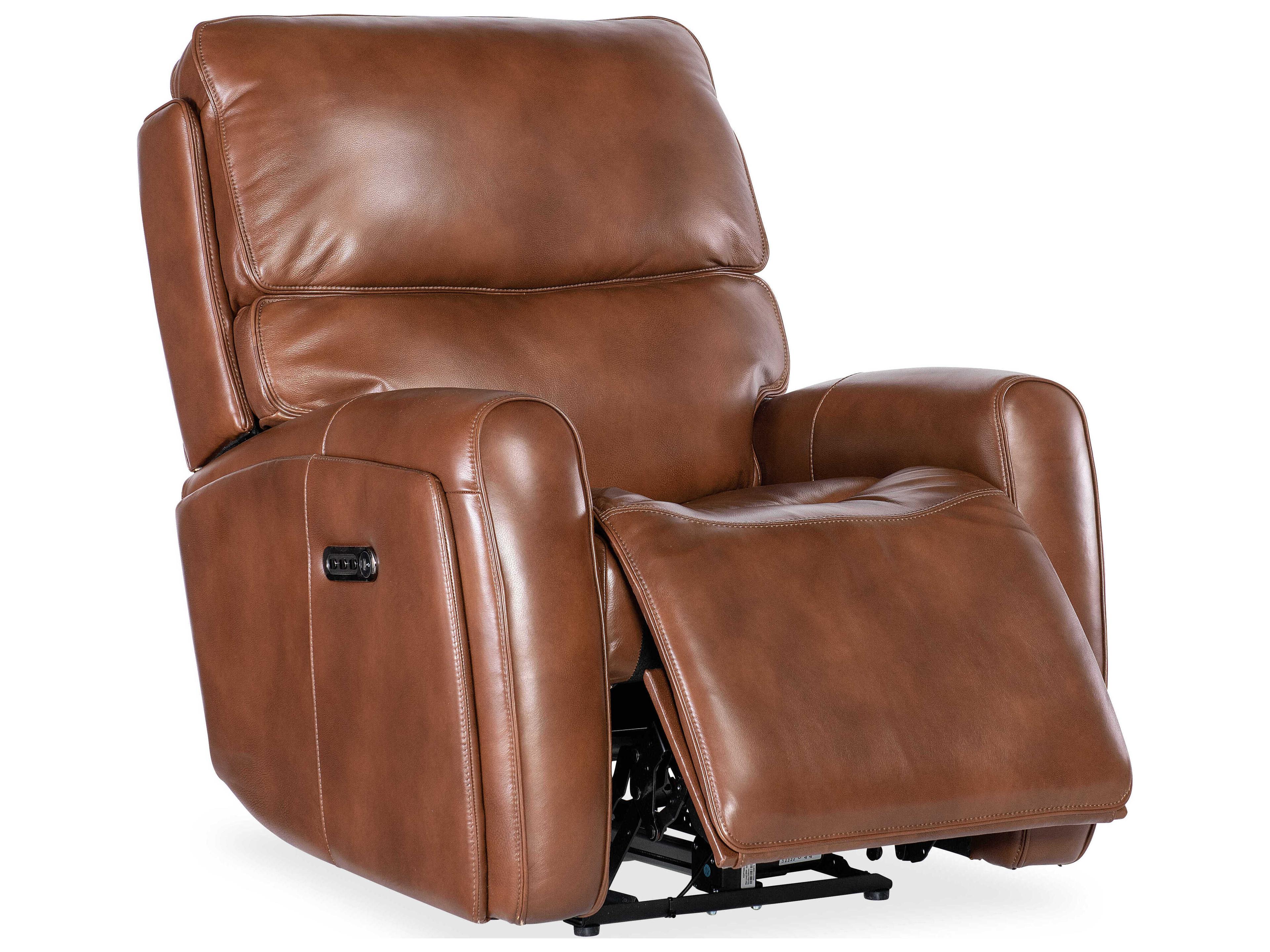 Hooker Furniture Ms Crosby Zero Gravity Brown Leather Recliner