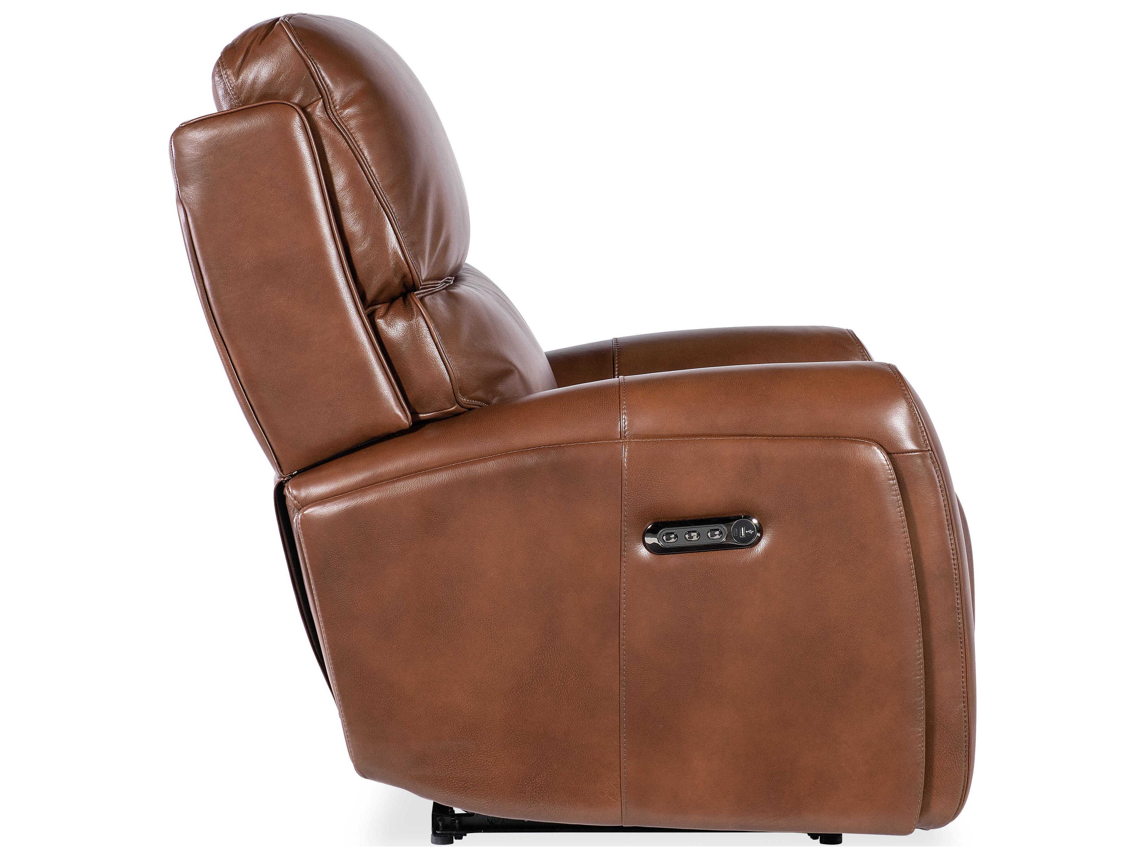 Hooker Furniture Ms Crosby Zero Gravity Brown Leather Recliner