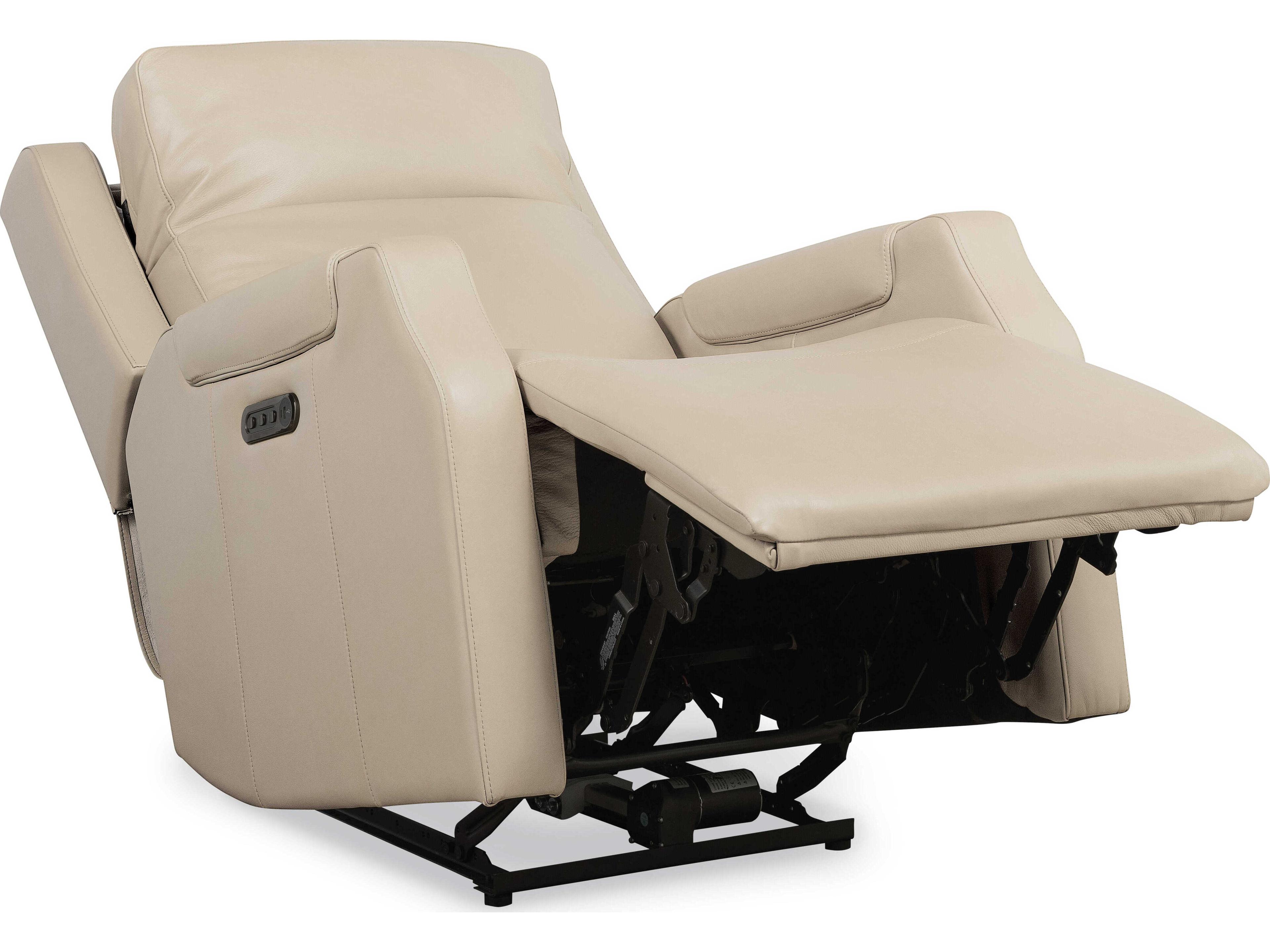 Hooker Furniture Ms Beige Leather Recliner