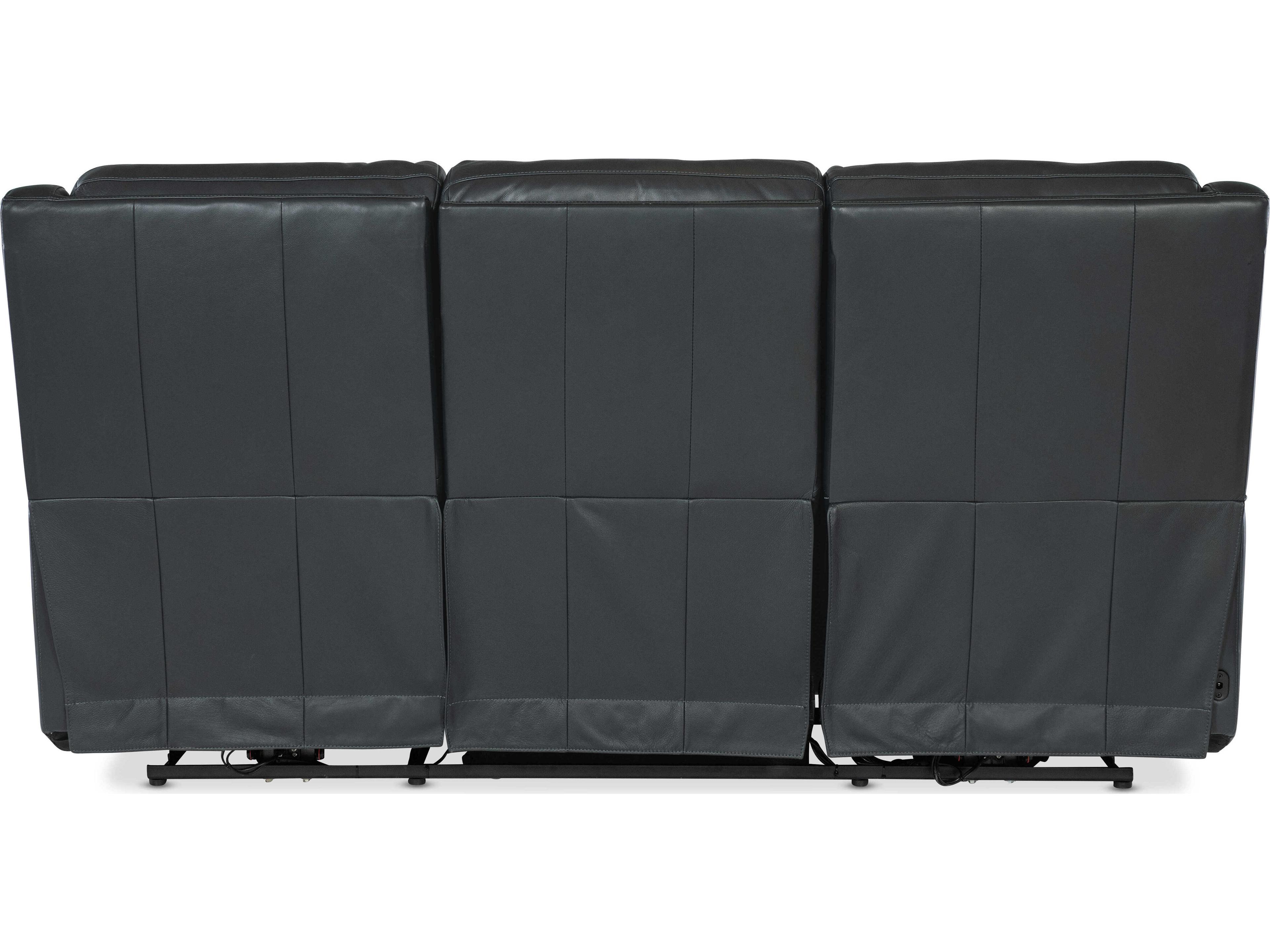 Hooker Furniture Ms Black Leather Sofa