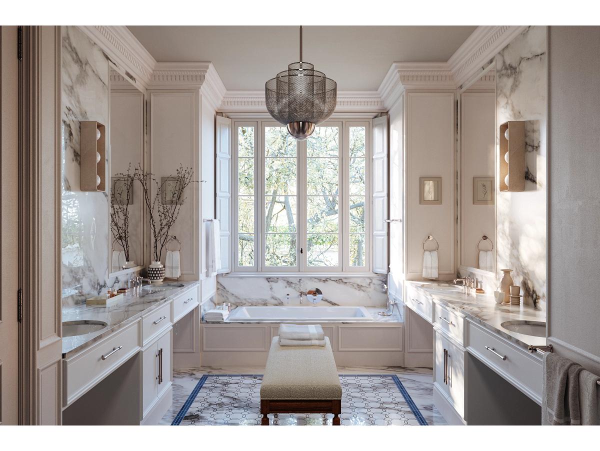 Rohl Polished Nickel Push Drain With Overflow