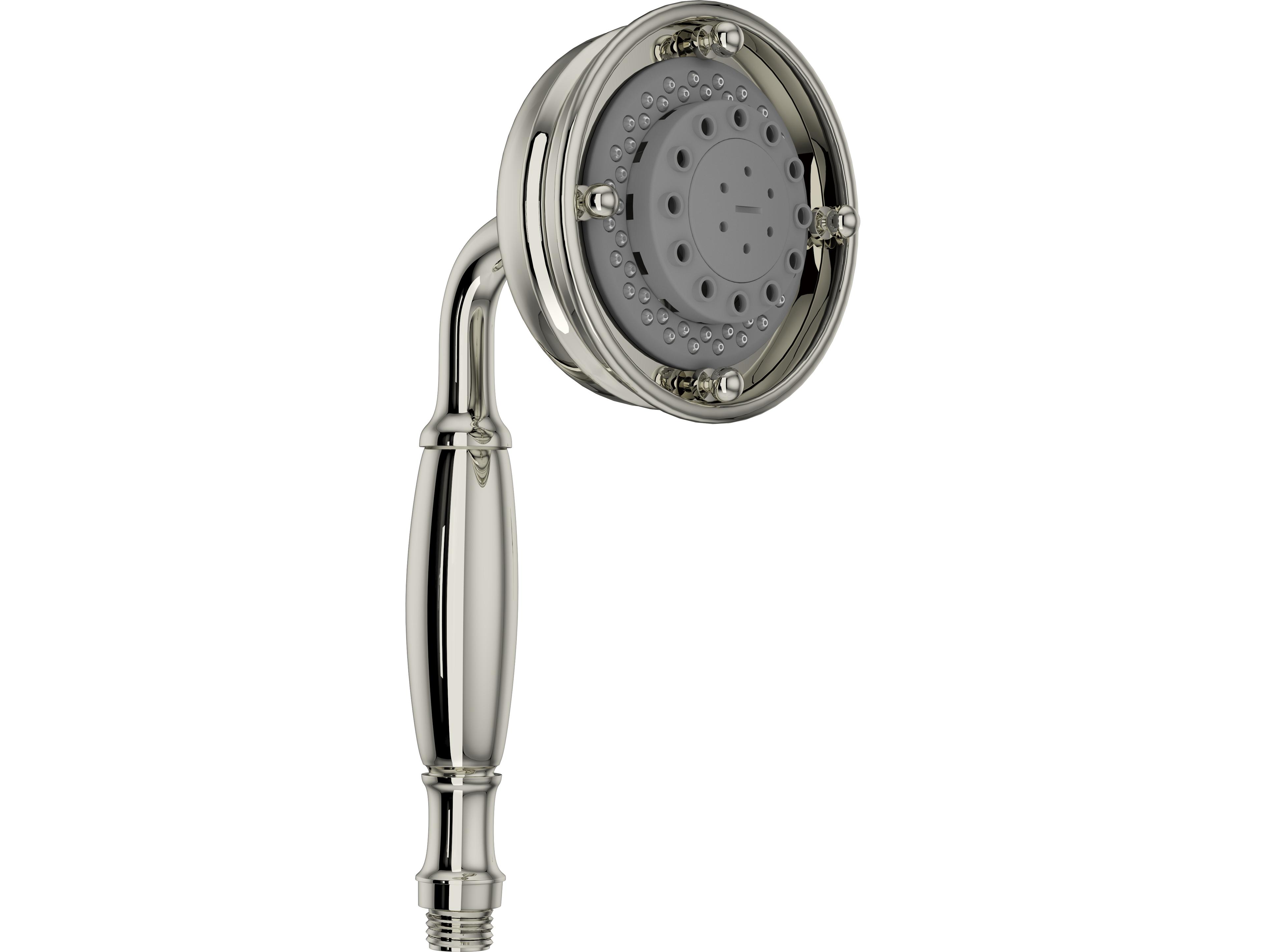Rohl Polished Nickel Three Function Five Jet Straight Classic Handshower 