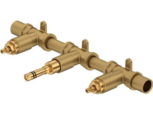 Rohl Eclissi Wall Valve Rough Single Piece Body For Wall Mounted Widespread Lavatory Faucets