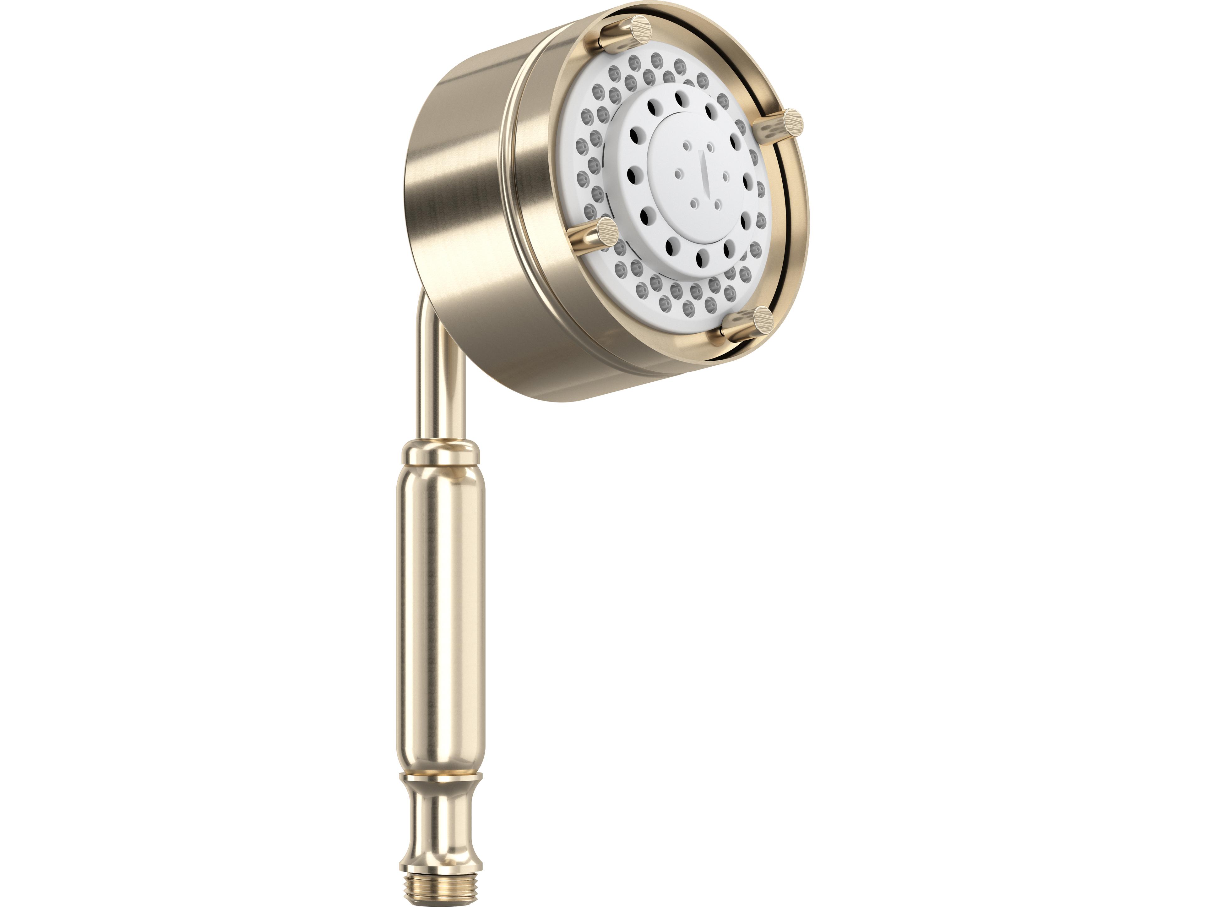 Rohl Graceline Satin Nickel 4" 5-Function Handshower
