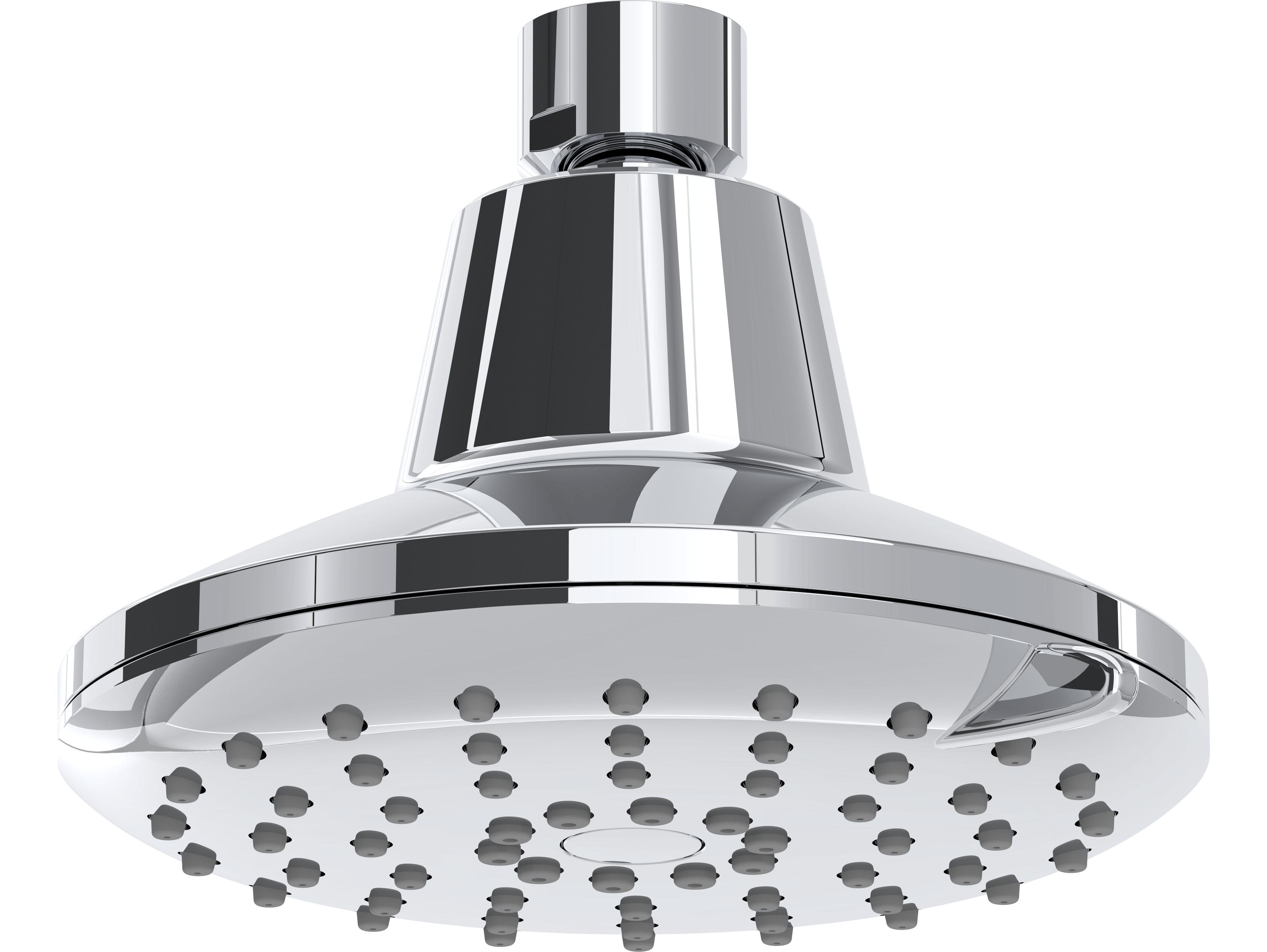 Rohl 5" Polished Chrome 3-Function Showerhead