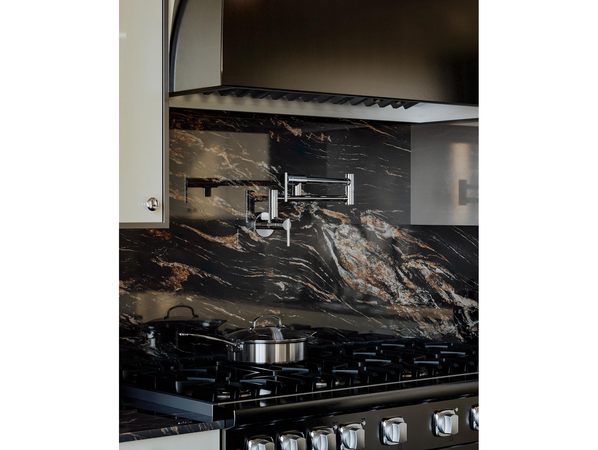 Rohl Basket Strainer Without Remote Pop-Up Pull Knob In Polished Chrome Manual Operation