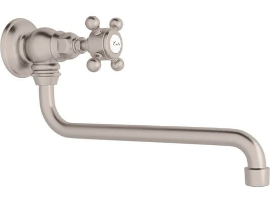 Rohl Satin Nickel Kitchen Wall Mounted Pot Filler 