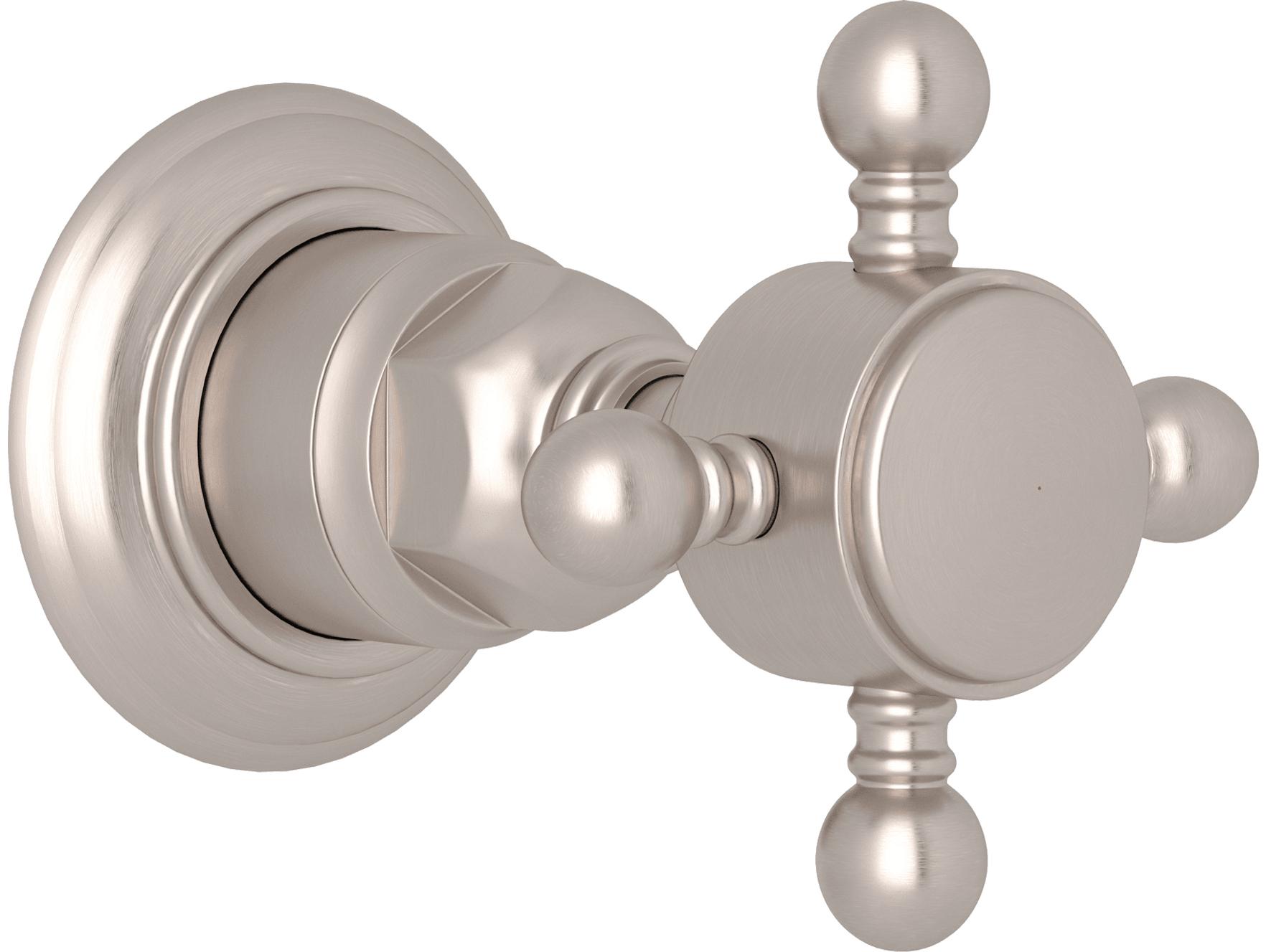 Rohl Italian Bath Trim Package Only No Rough To Volume Control In Satin Nickel 