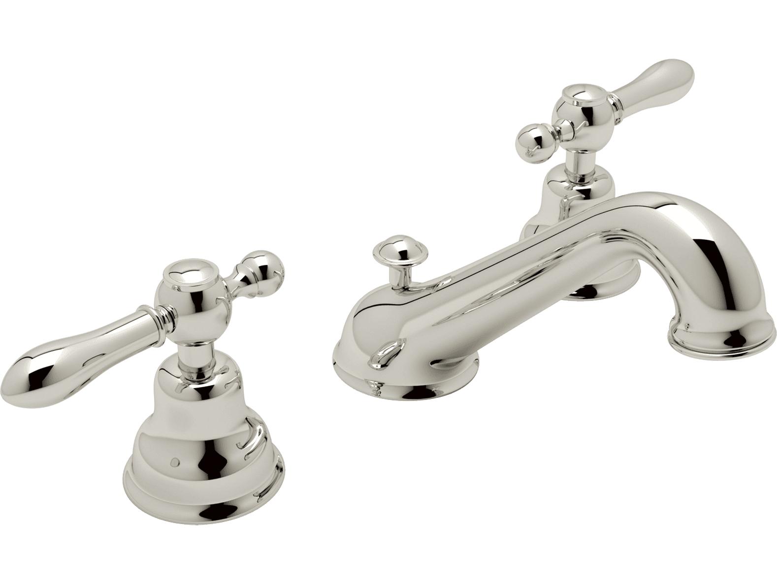 Rohl Arcana Widespread Lavatory Faucet In Polished Nickel