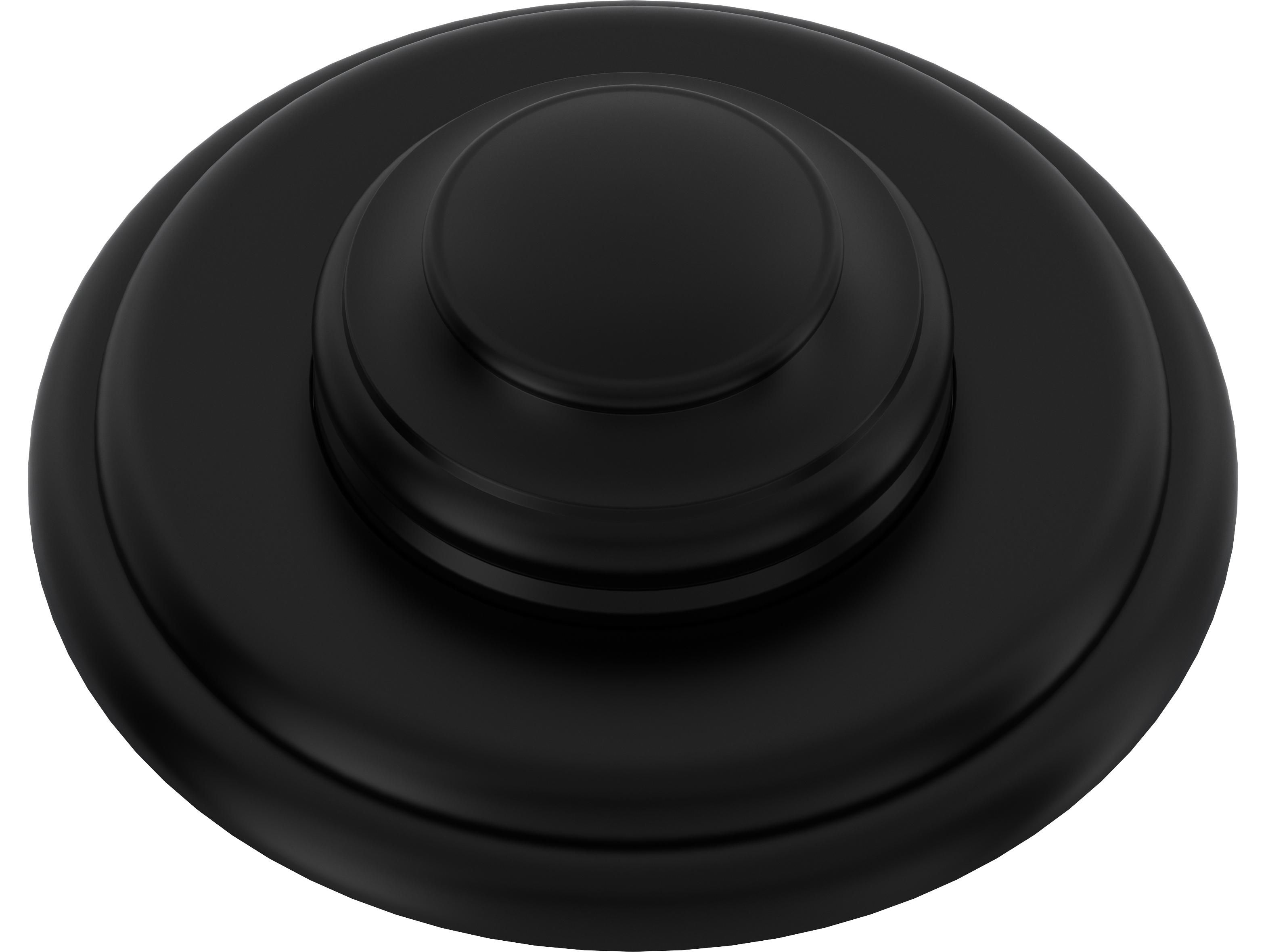 Rohl Air Activated Switch Button Only With Rohl Branding For Waste Disposal In Matte Black