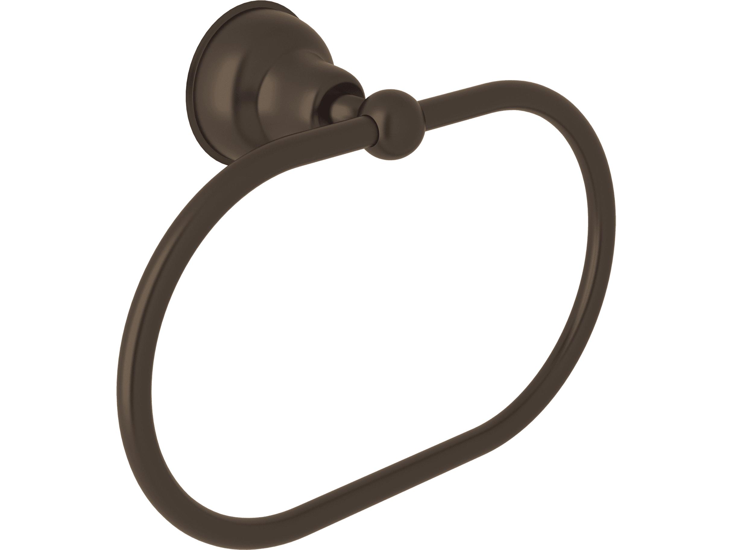 Rohl Arcana Towel Ring In Tuscan Brass