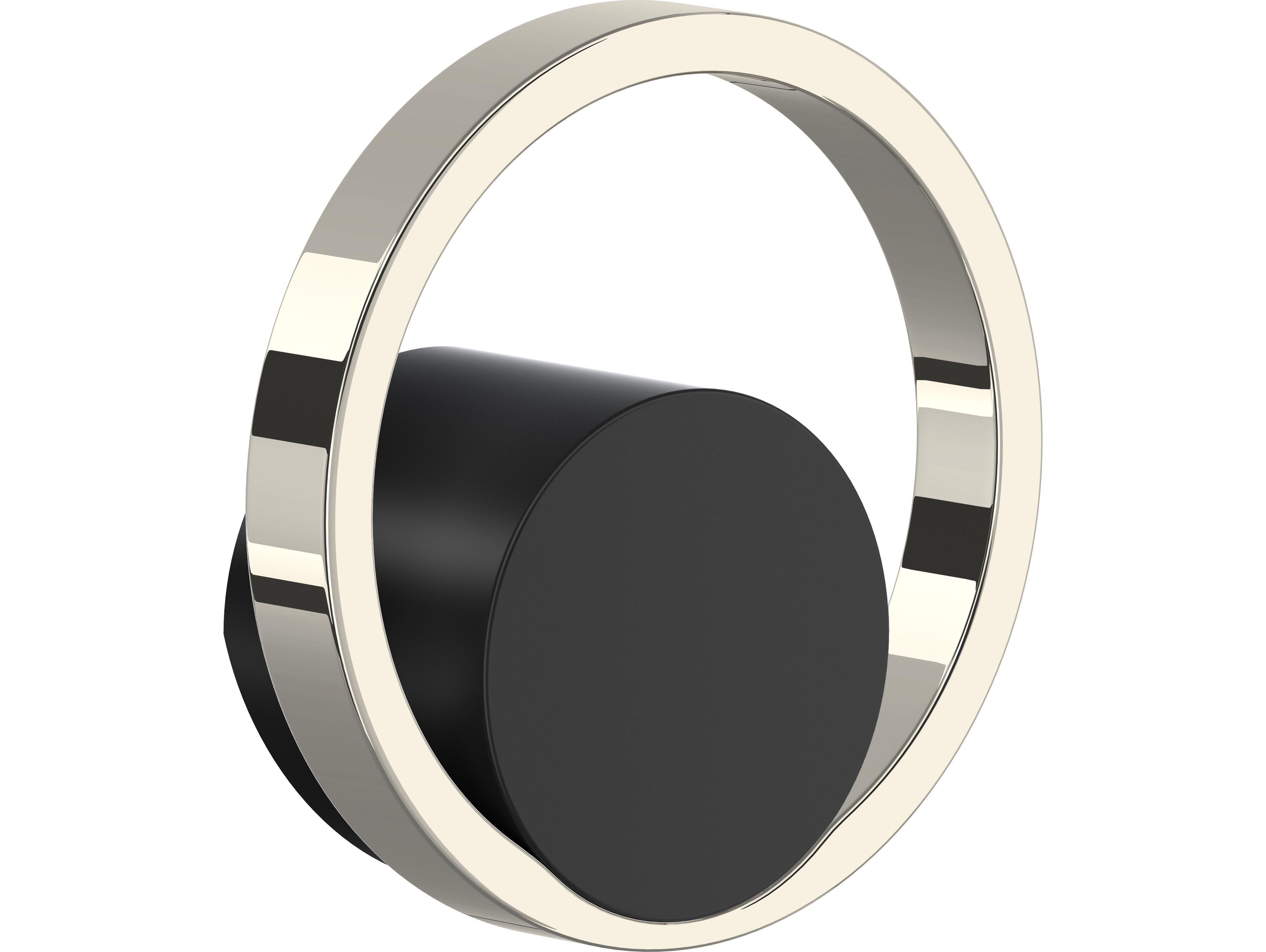 Rohl Eclissi Matte Black and Polished Nickel Kitchen Faucet Handle