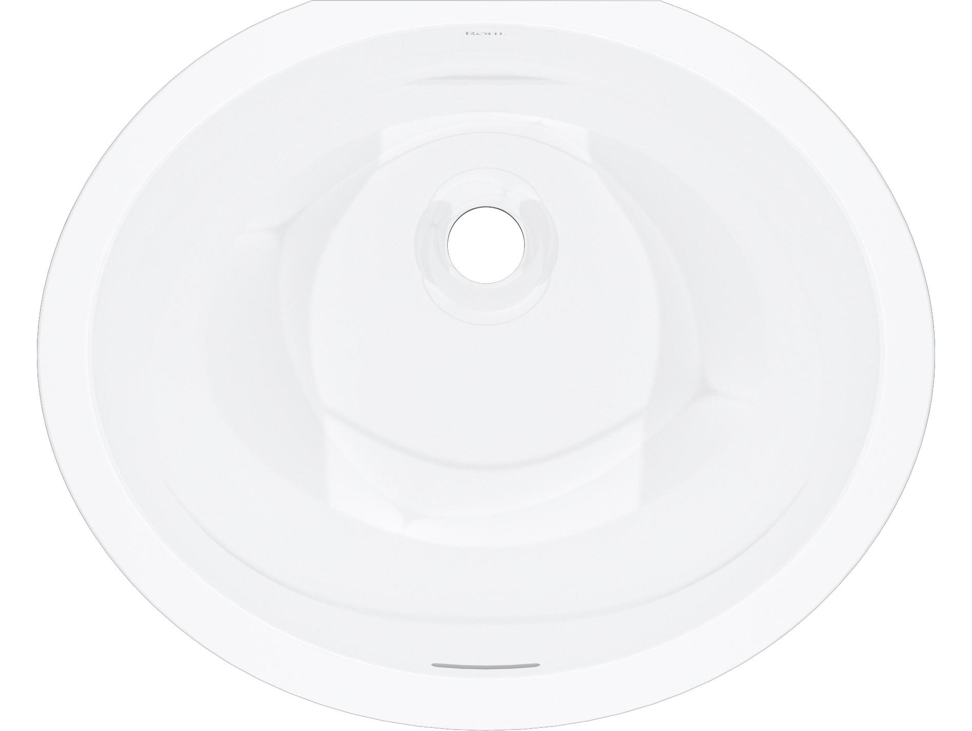 Rohl Eirene  19" x 16" Undermount Oval Lavatory Sink