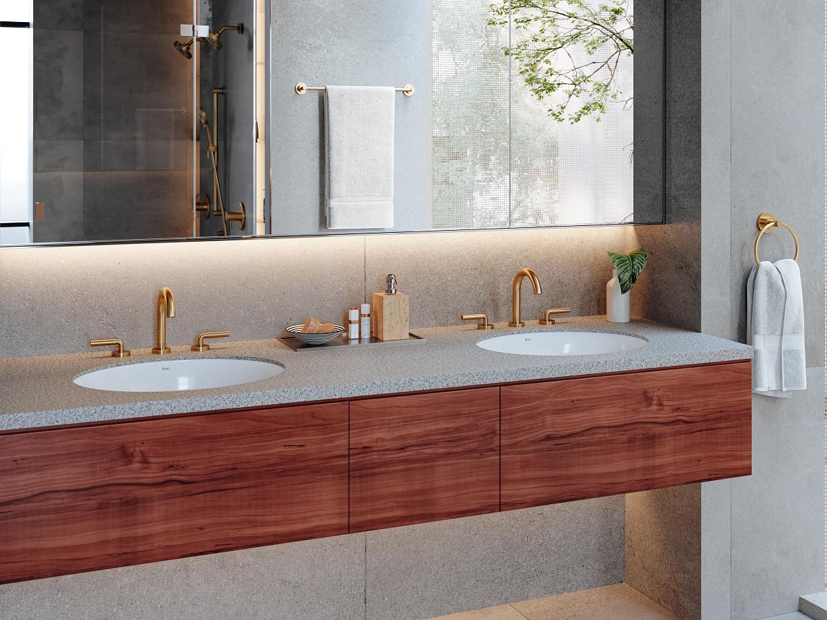 Rohl Eirene 22" x 17" Undermount Oval Lavatory Sink