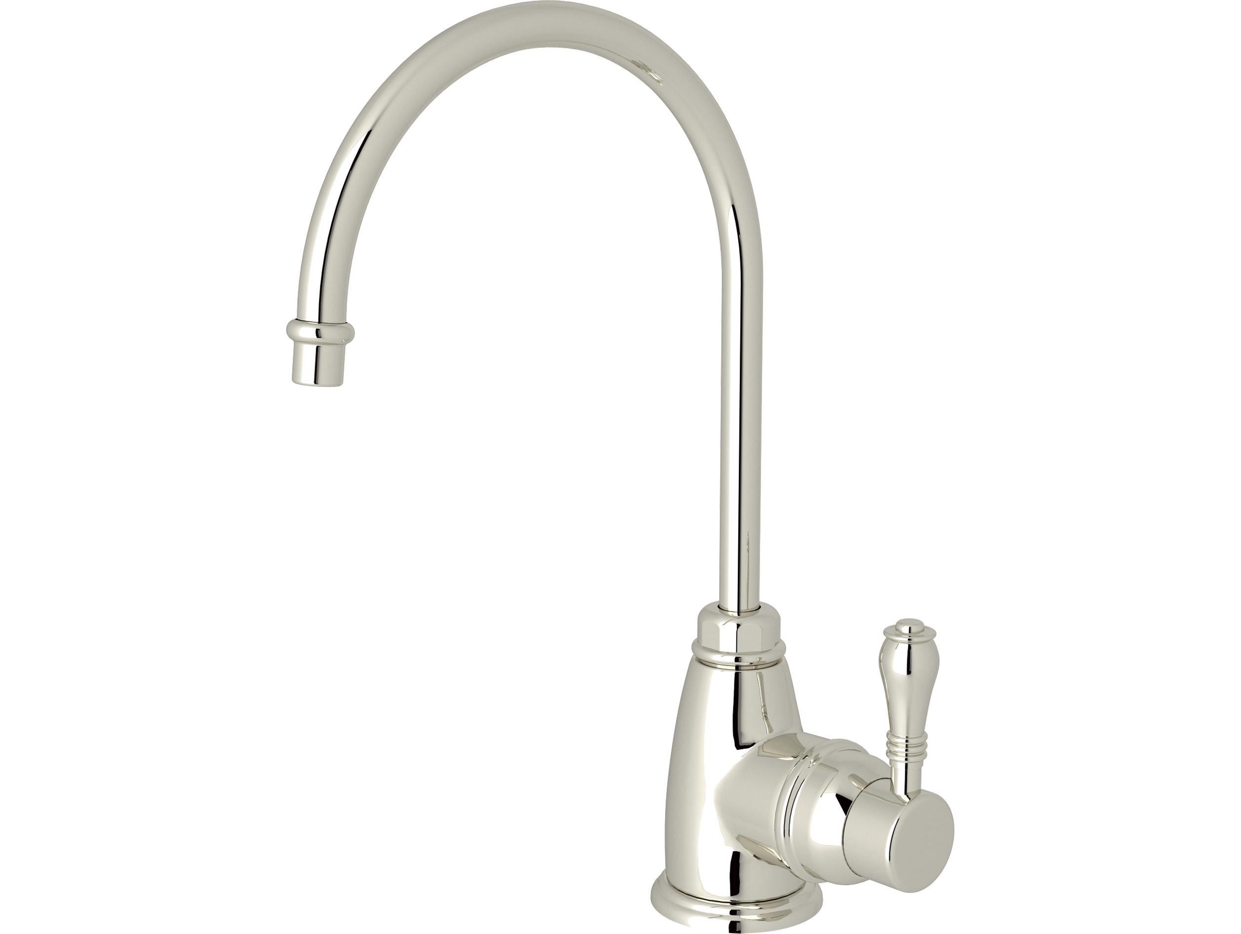 Rohl San Julio Faucet With Single Lever And C Spout In Polished Nickel