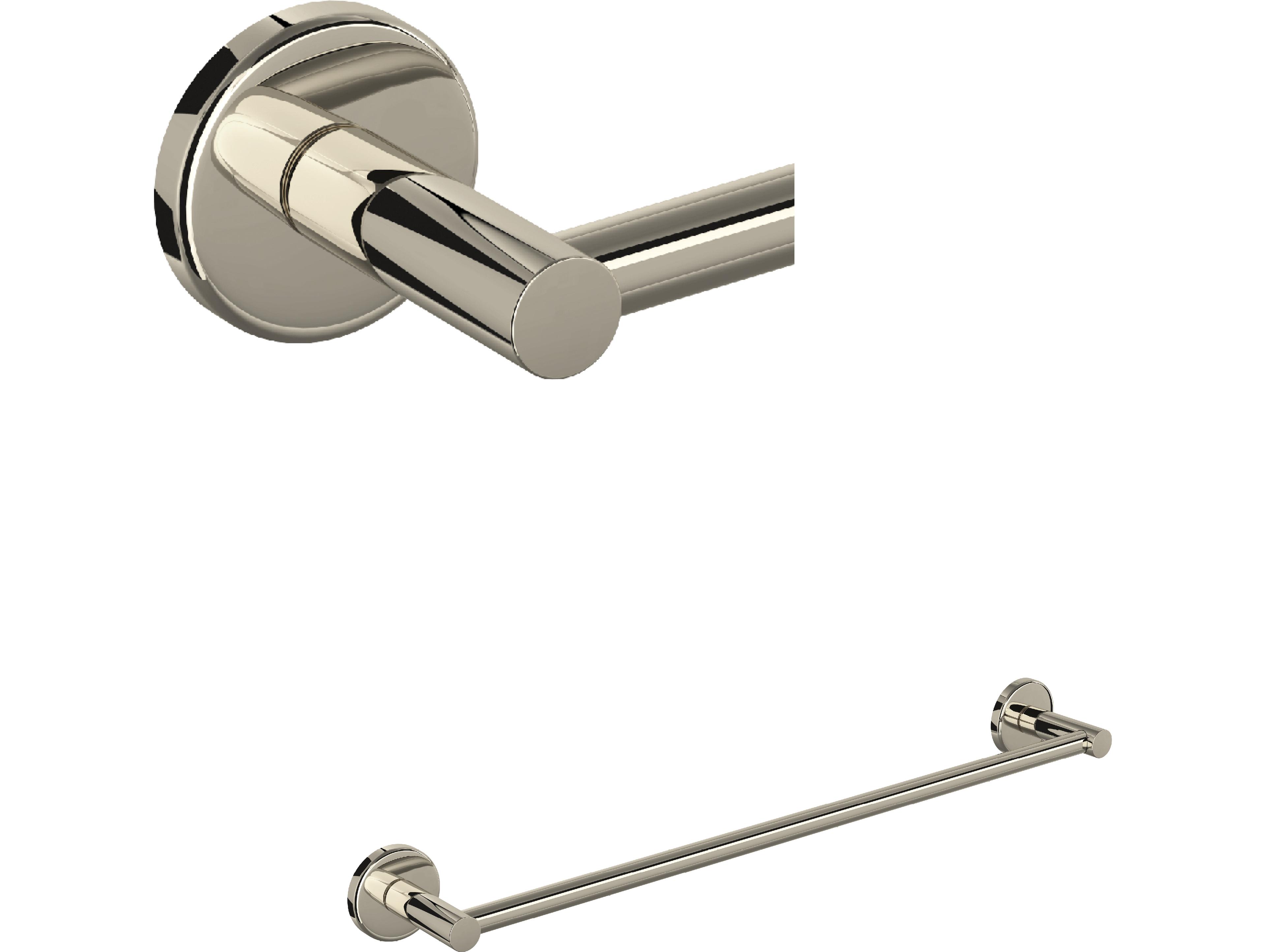 Rohl Lombardia Single Towel Bar In Polished Nickel