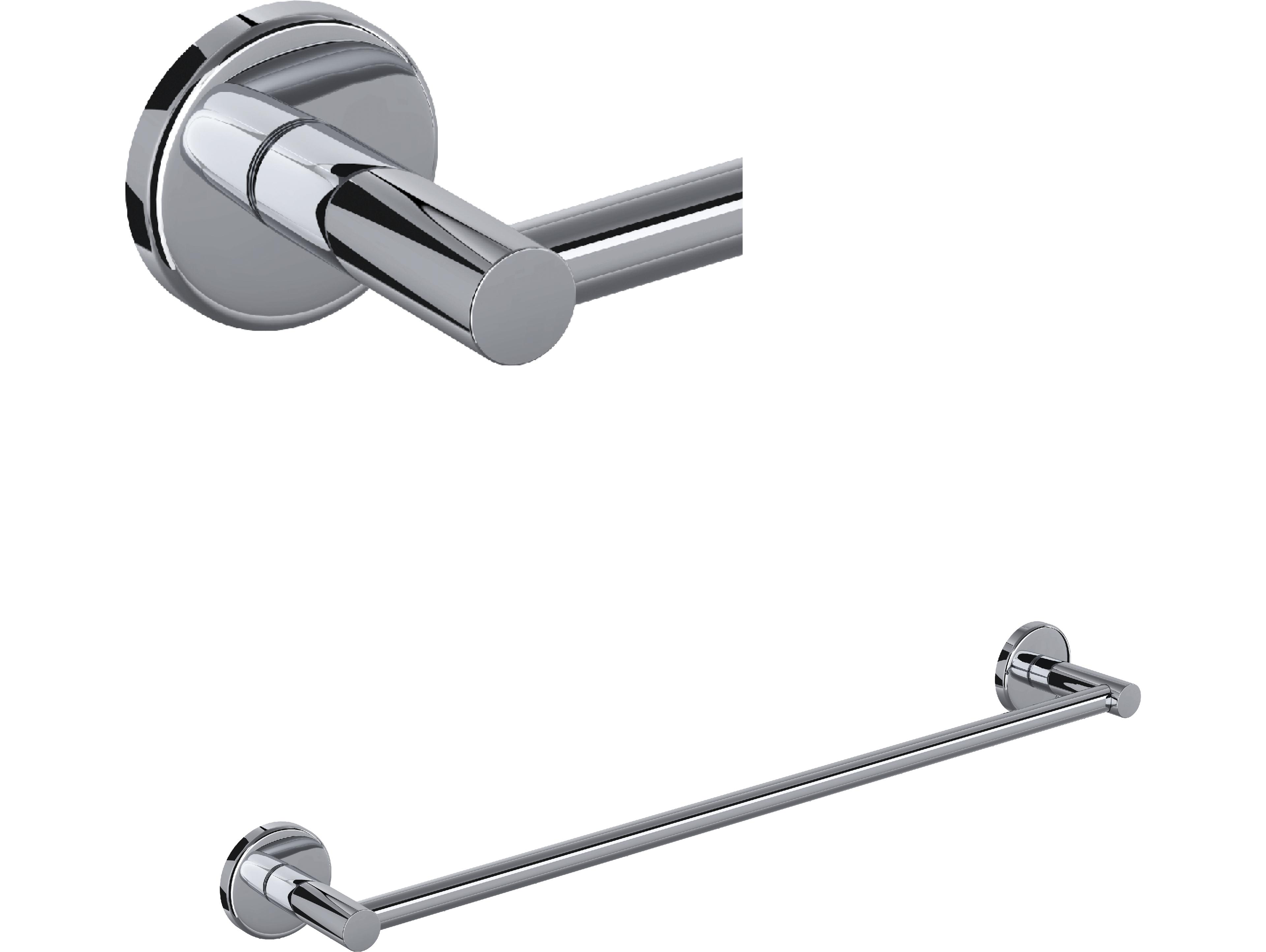 Rohl Lombardia Single Towel Bar In Polished Chrome