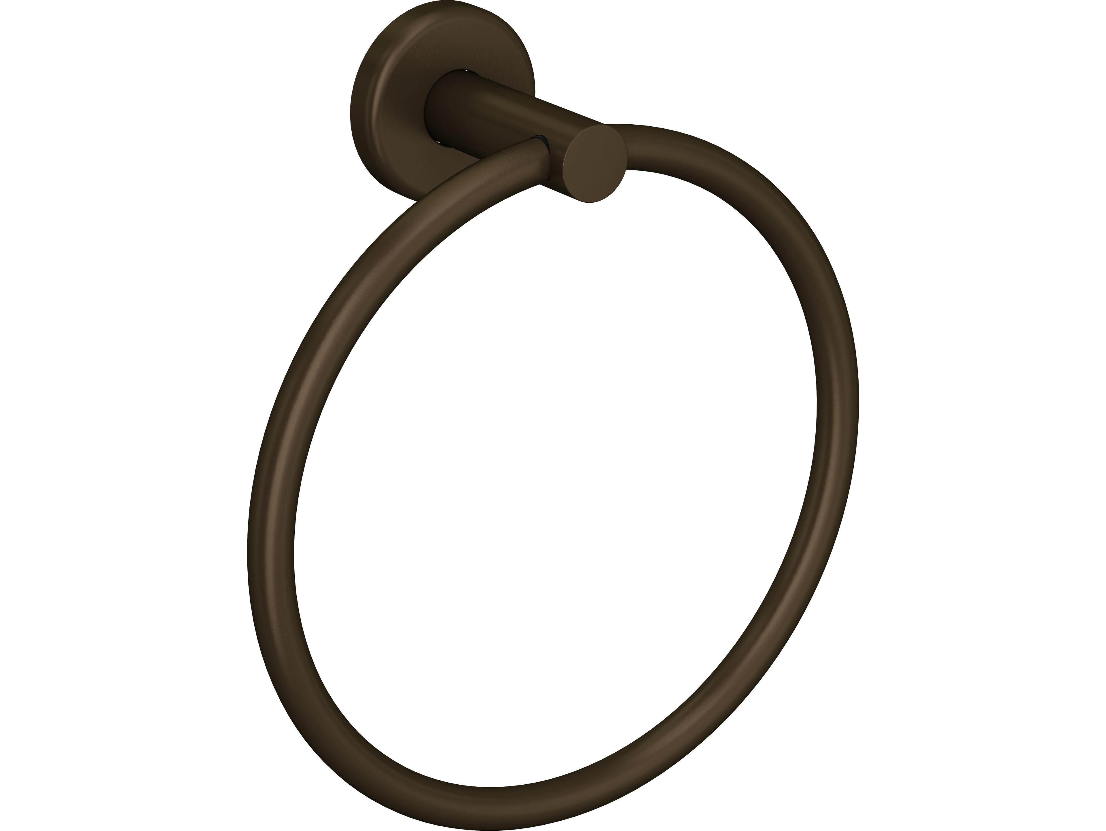 Rohl Lombardia Avanti Bath Towel Ring In Tuscan Brass