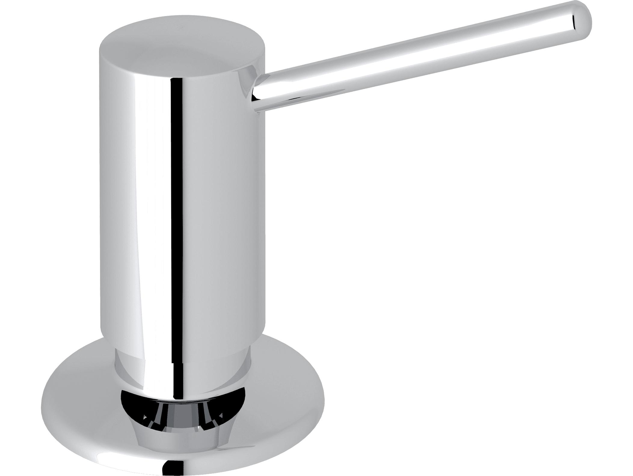 Rohl Lux Polished Chrome Soap/Lotion Dispenser With 3 Reach And One Touch System