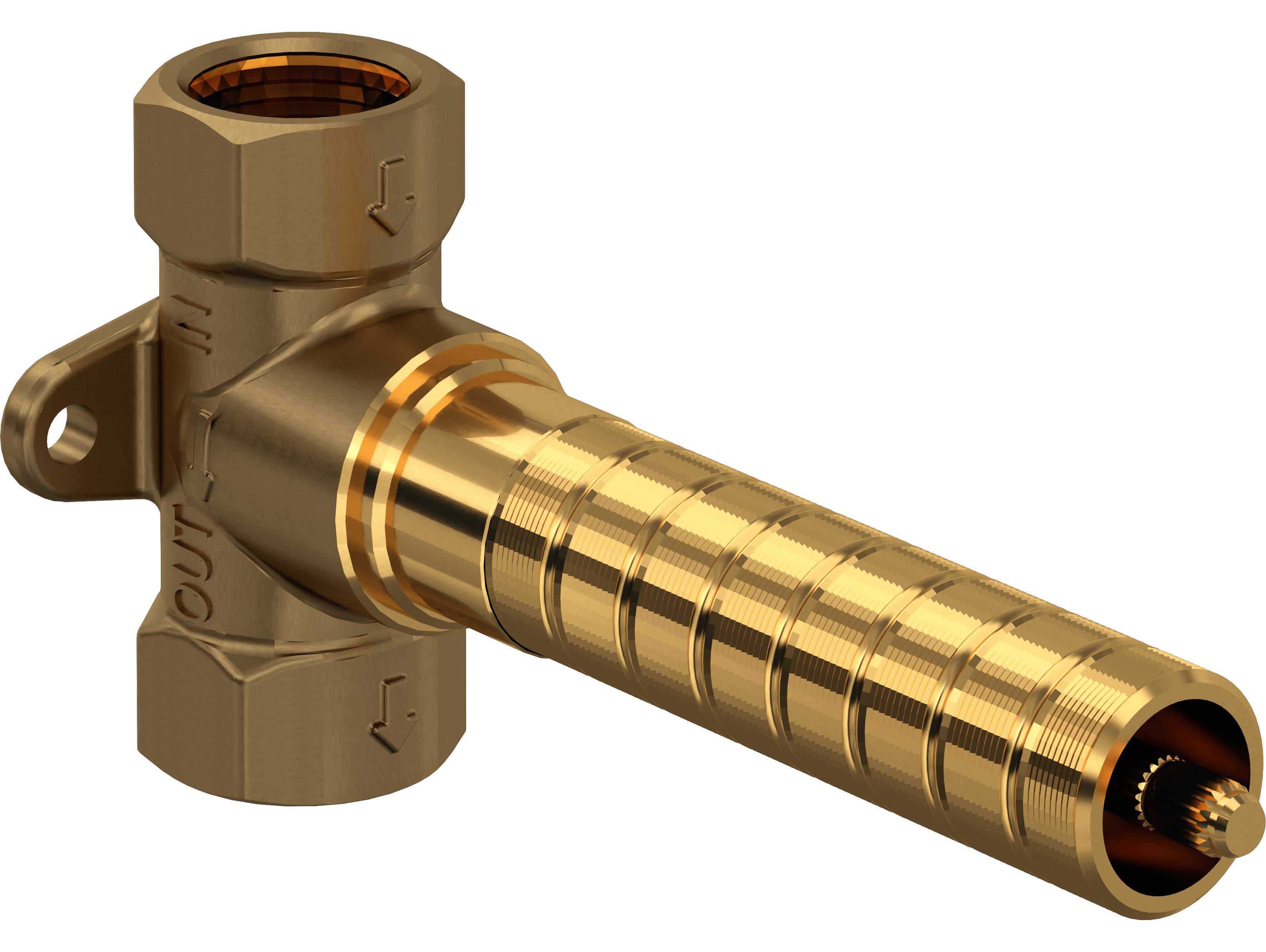 Rohl Universal Valve Rough Body Only Clockwise Opening For Concealed Wall Mounted Volume Control Trims