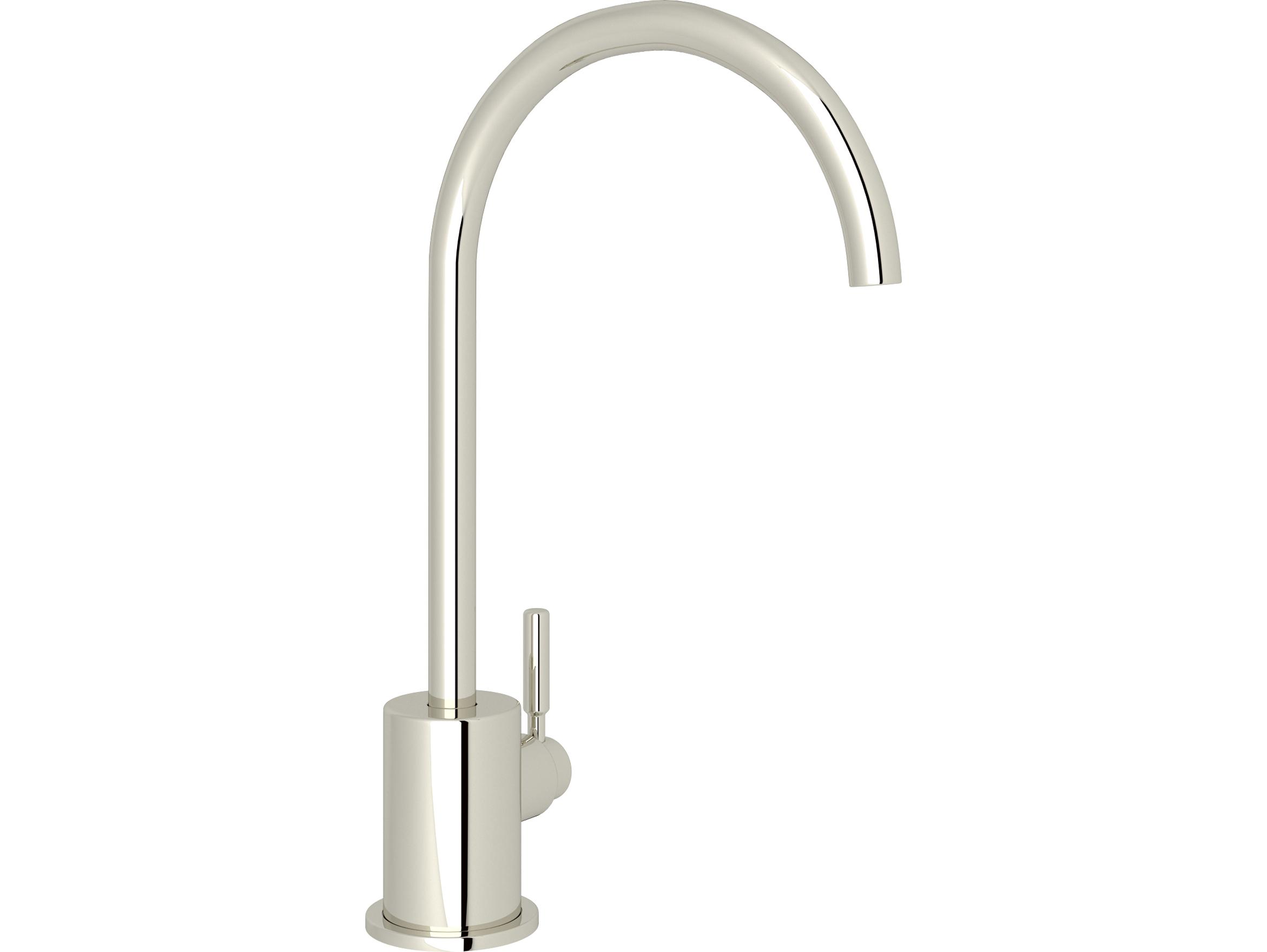 Rohl Lux Single Side Lever Brass Filter Faucet In Polished Nickel