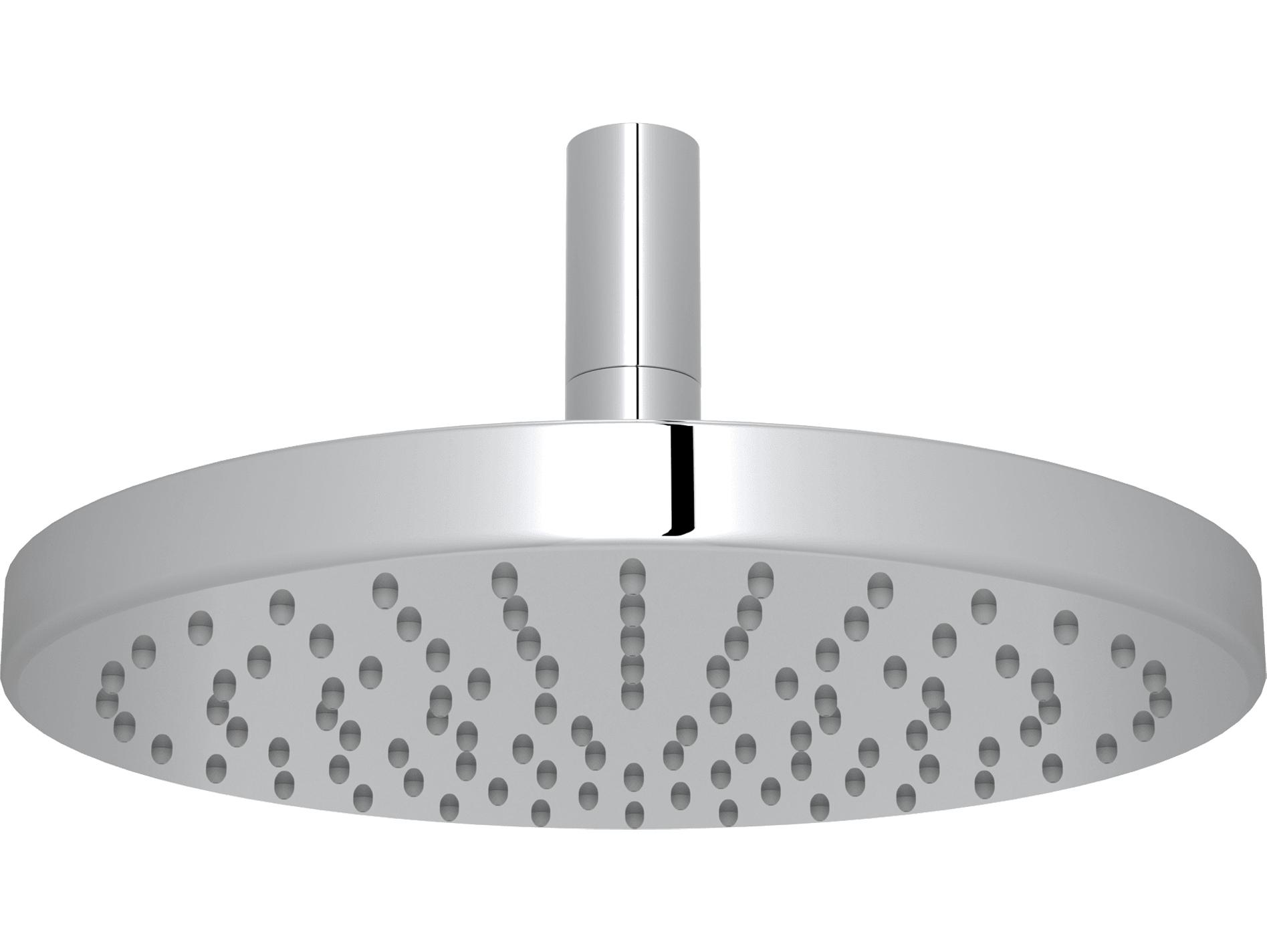 Rohl Polished Chrome Single Function 7 7/8 Diameter Abs Showerhead With Easy Clean Spray