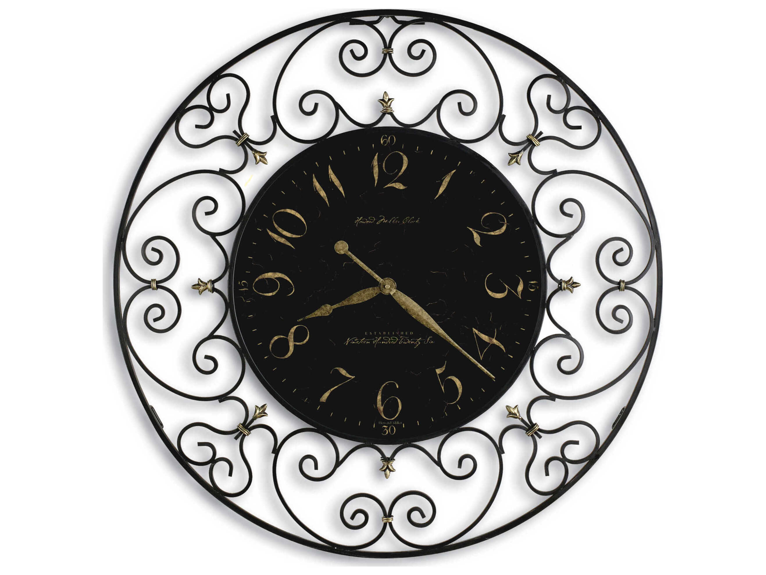 Howard Miller Joline Gold-Tone Oversized Gallery Wall Clock