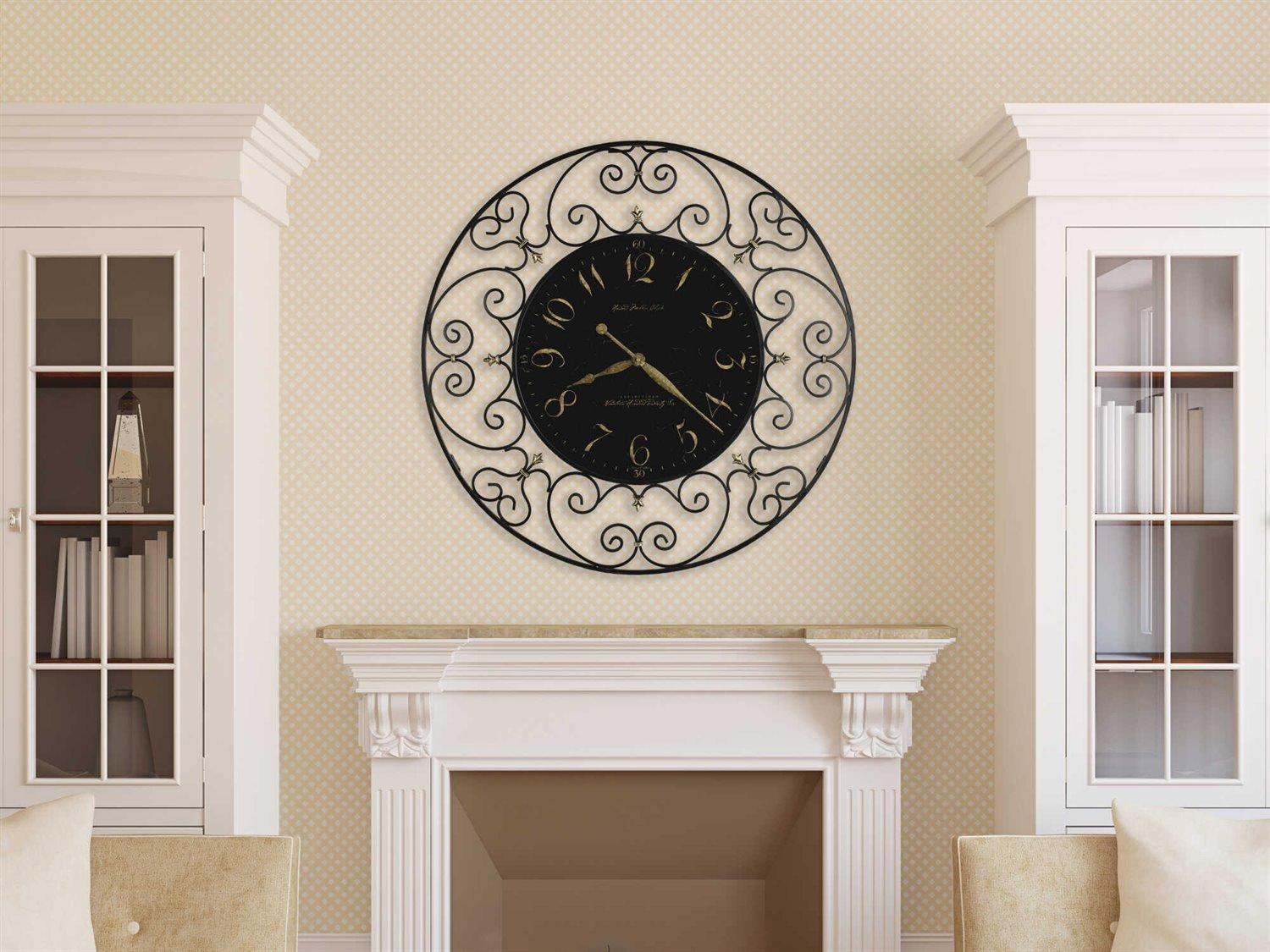 Howard Miller Joline Gold-Tone Oversized Gallery Wall Clock