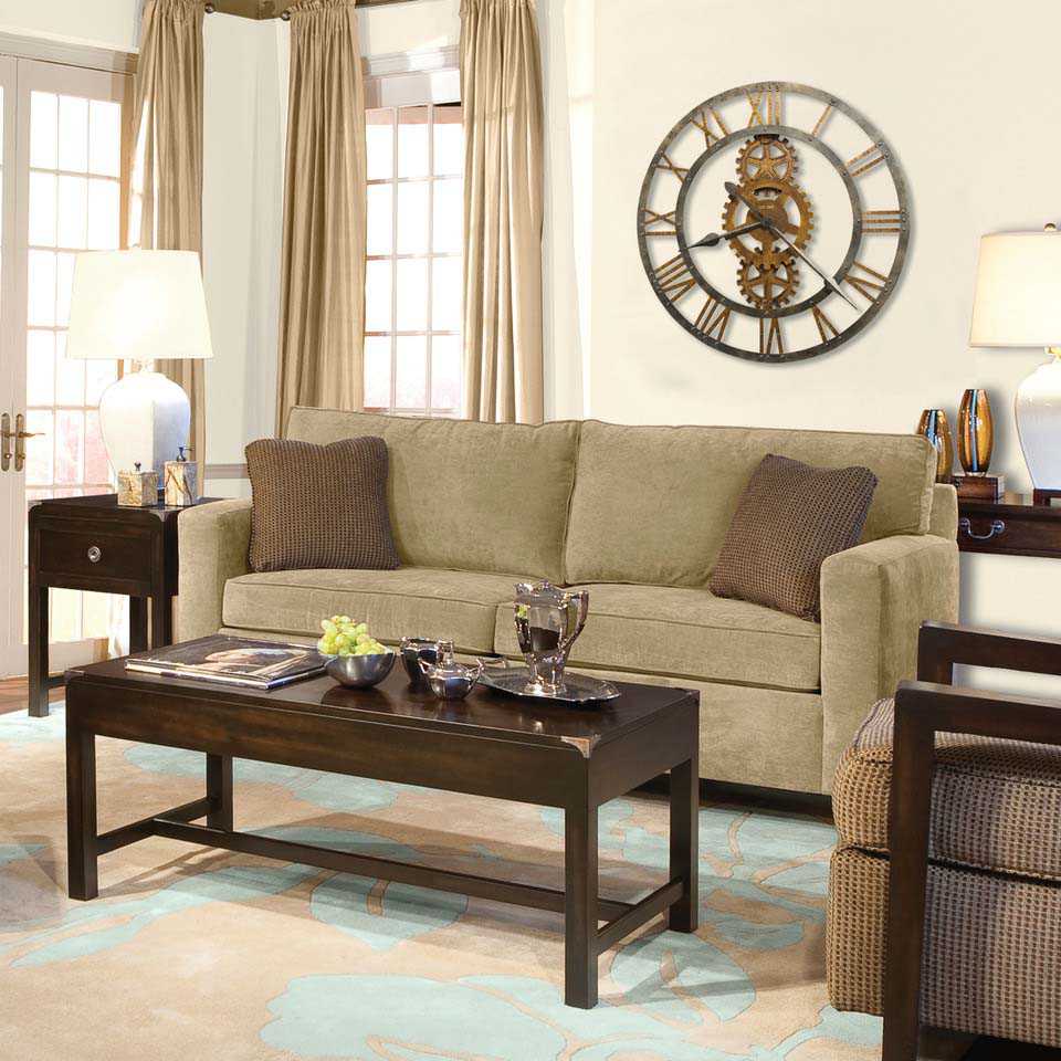 Howard Miller Crosby Antique Brass Oversized Gallery Wall Clock