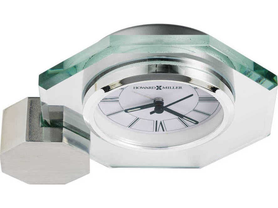 Howard Miller Brushed Silver Legend Tabletop Clock