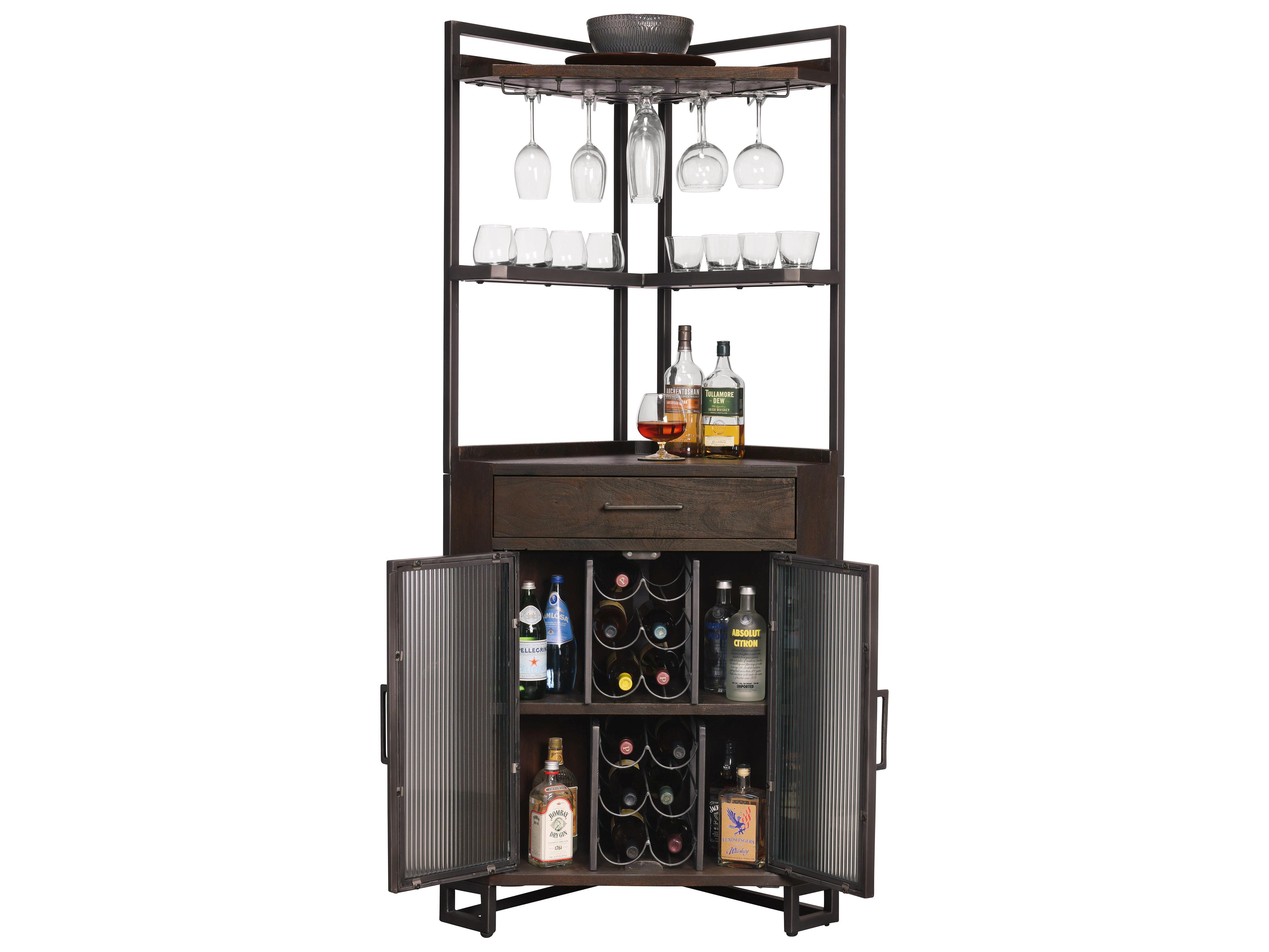 Howard Miller Brown Bar Cabinet