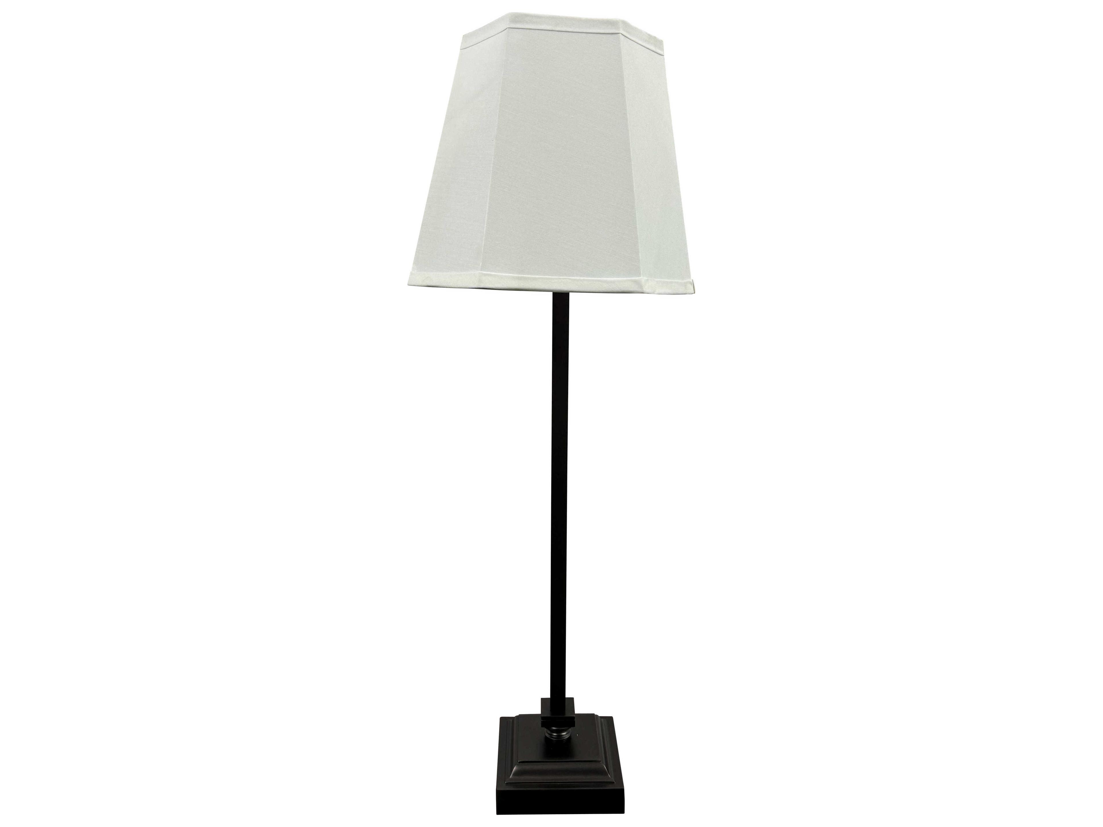 House of Troy Bristol White Linen Hardback Buffet Lamp