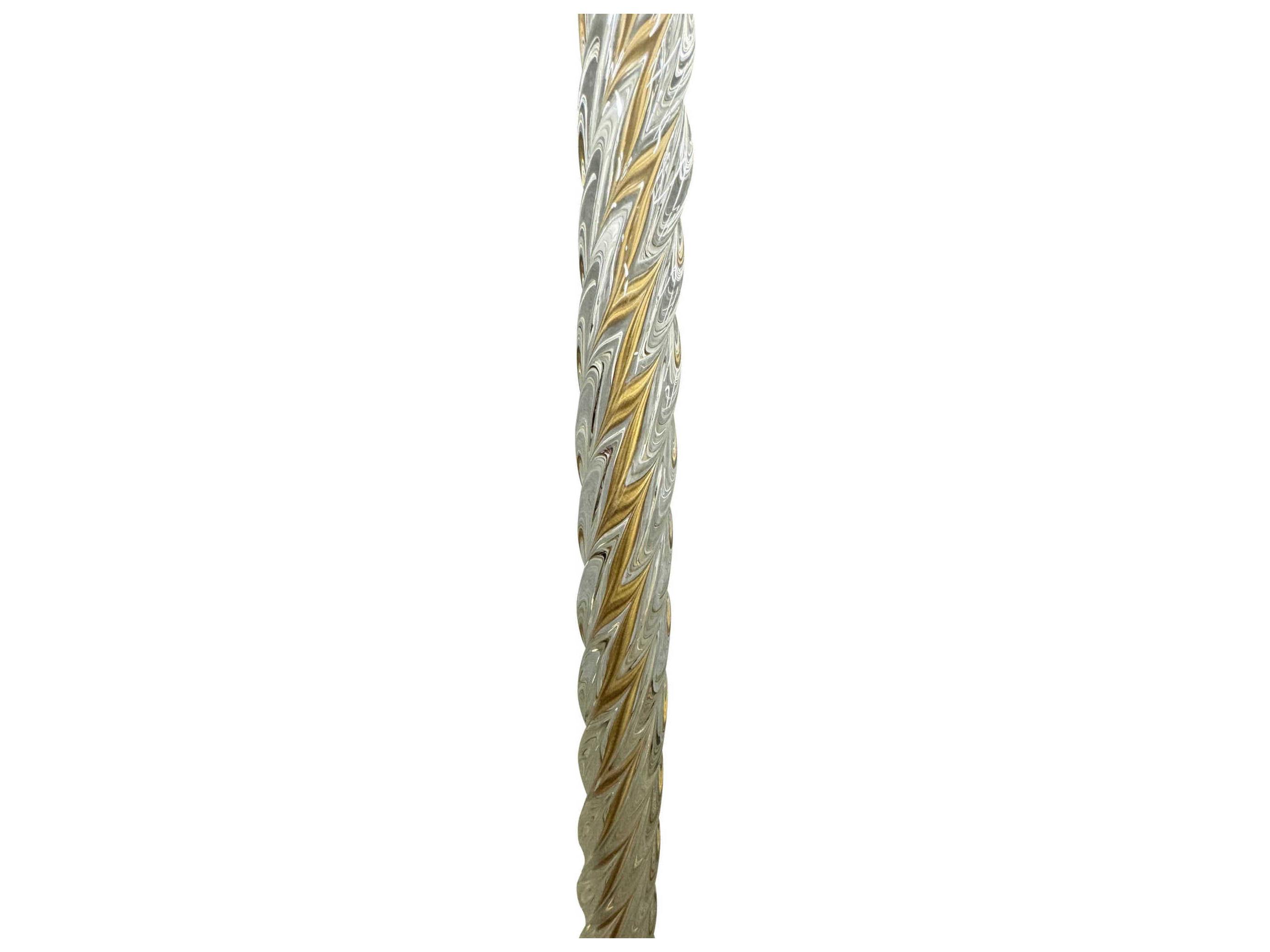 House of Troy Chloe Brushed Brass Floor Lamp