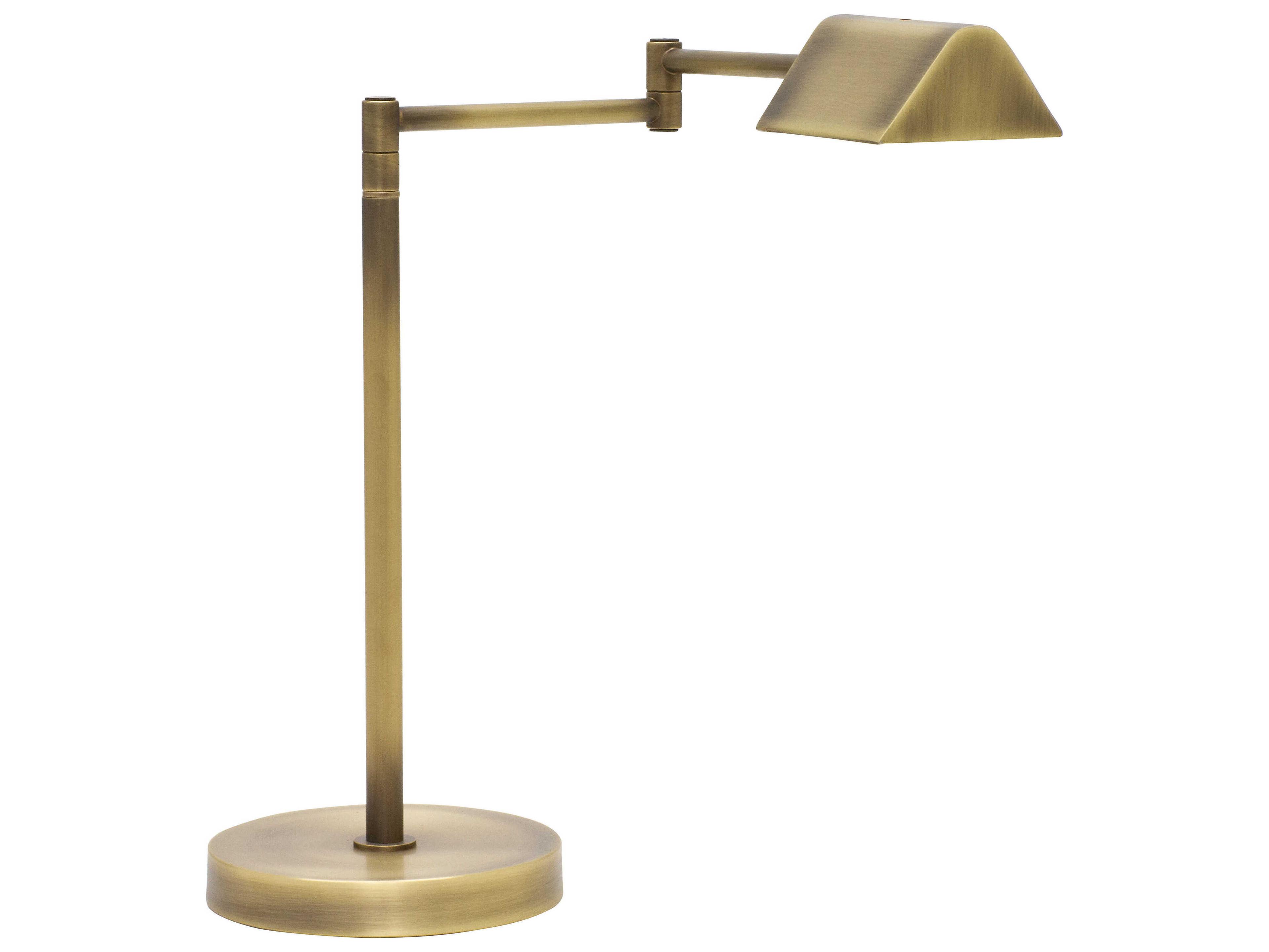House of Troy Delta LED Task Antique Brass Desk Lamp