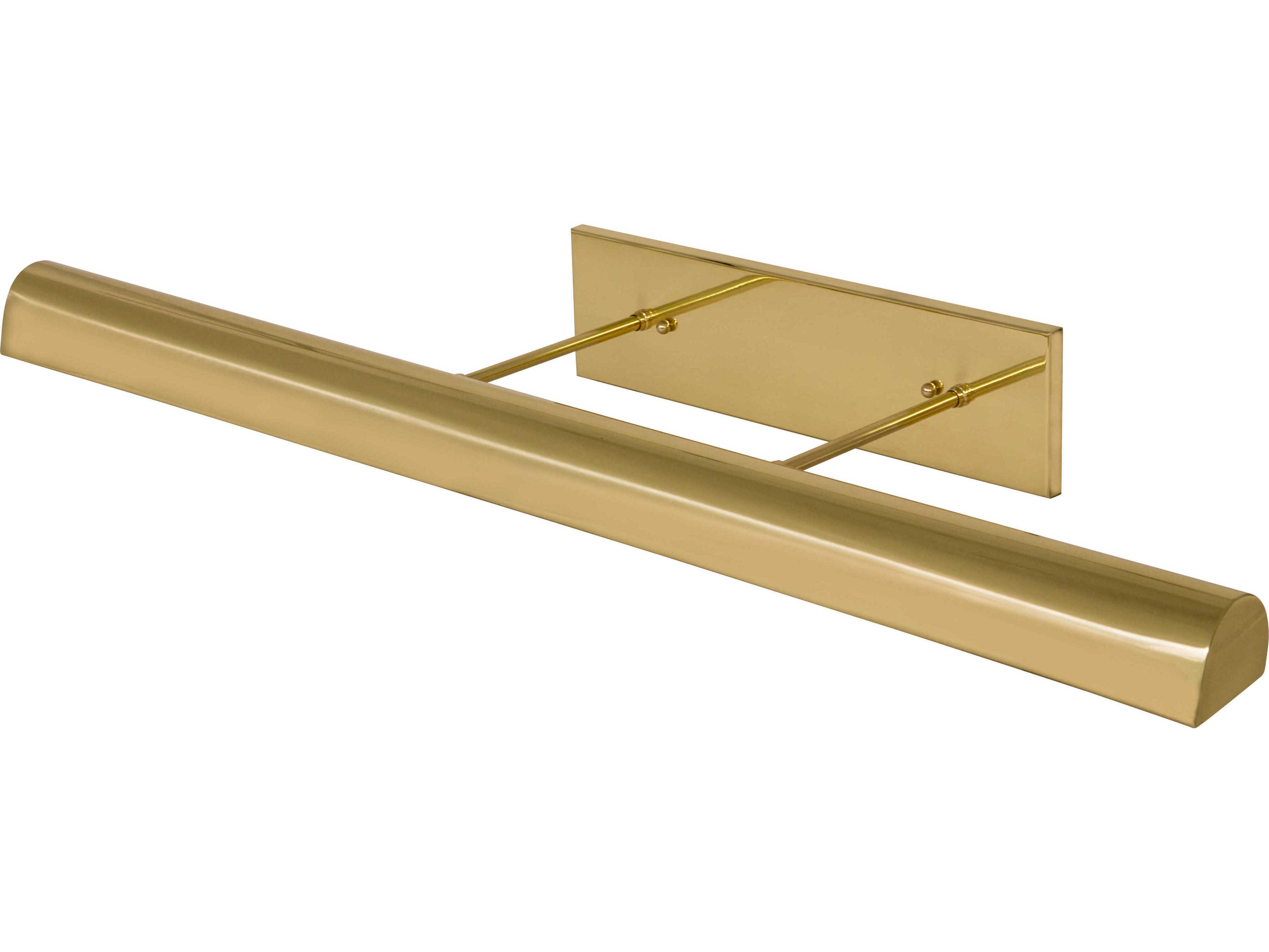 House of Troy Classic Traditional Direct Wire 1-Light Polished Brass LED Picture Light