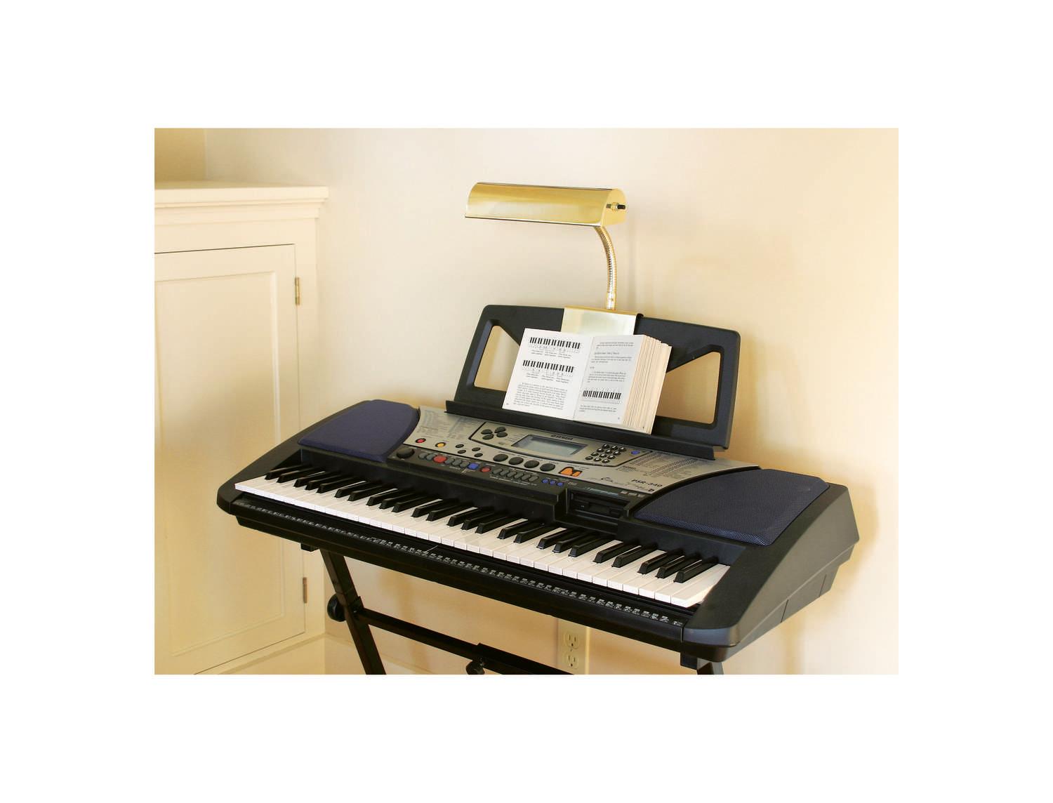 House of Troy Grand Black Piano Lamp