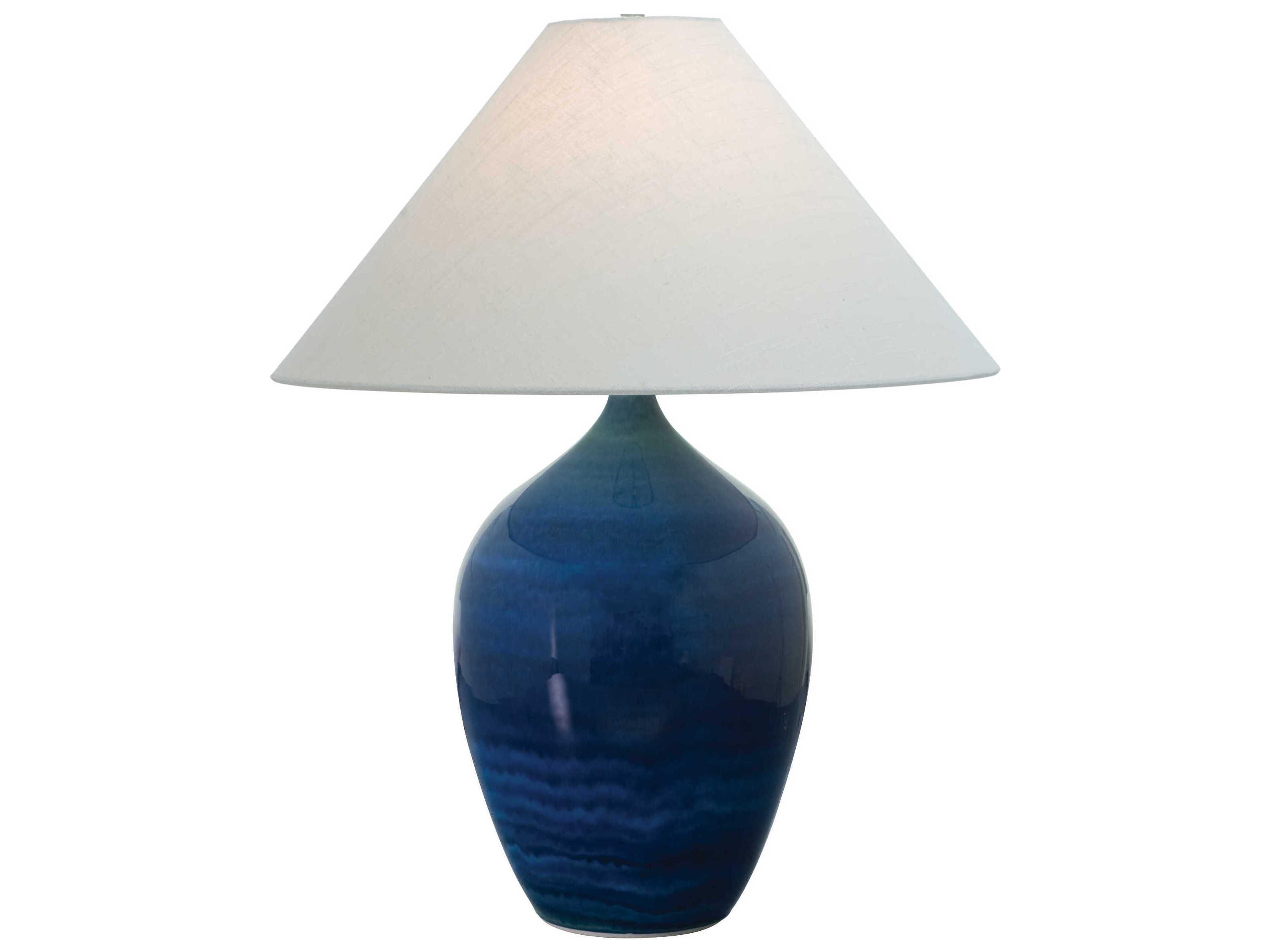 House of Troy Scatchard GS190 Blue Table Lamp