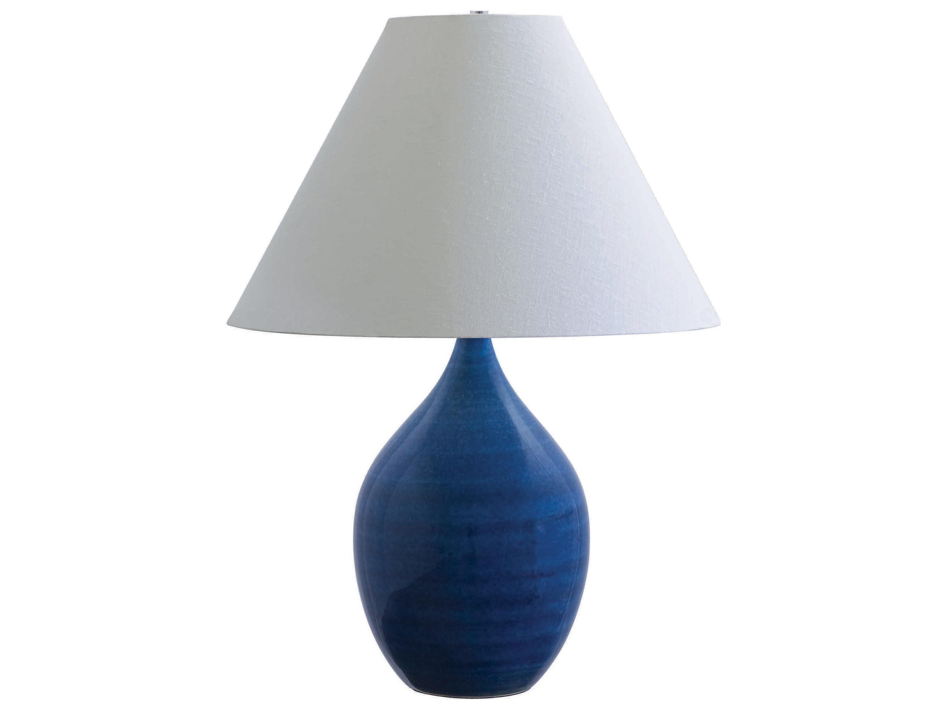 House of Troy Scatchard GS400 Blue Table Lamp