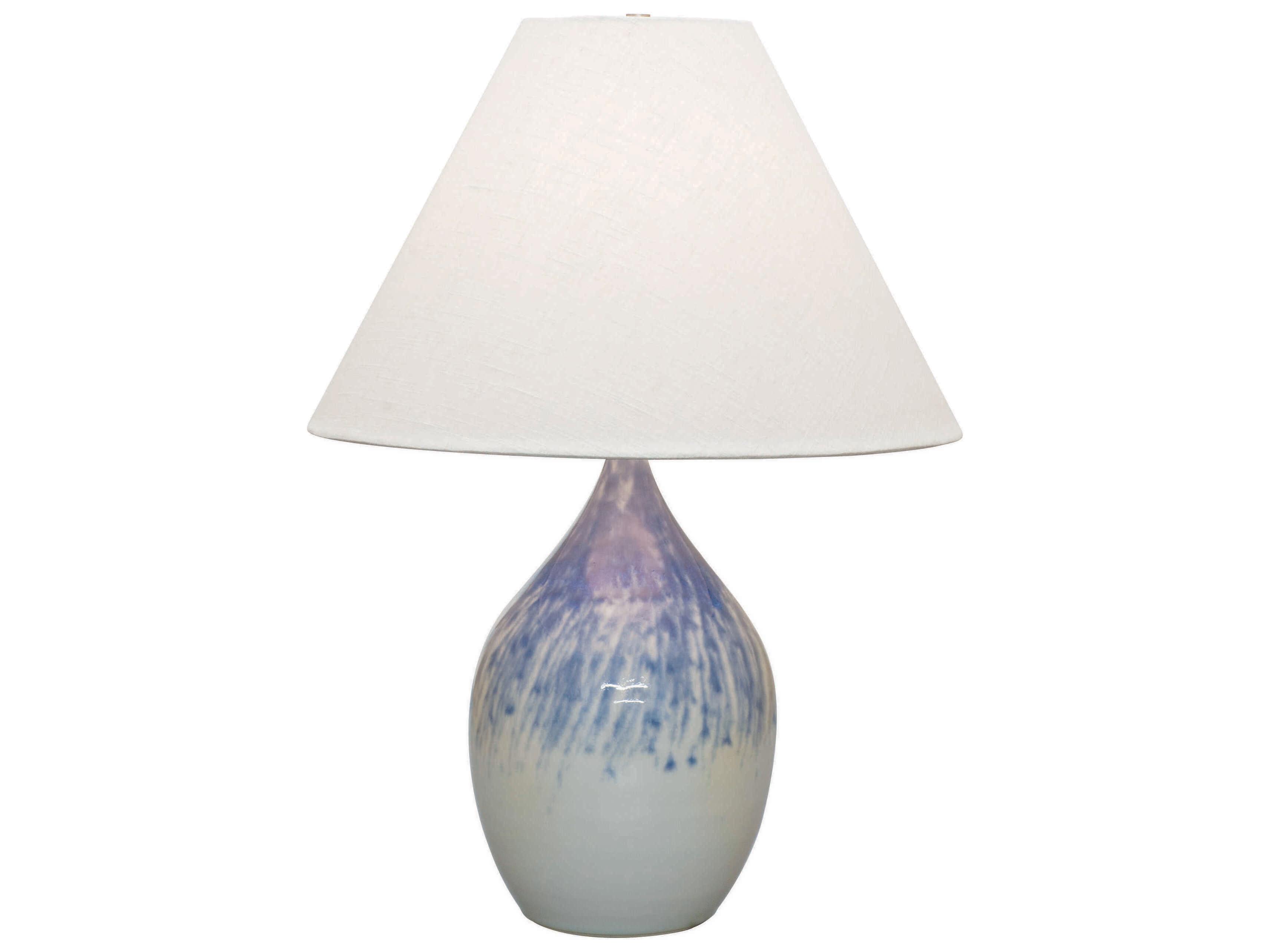 House of Troy Scatchard GS400 Blue Table Lamp