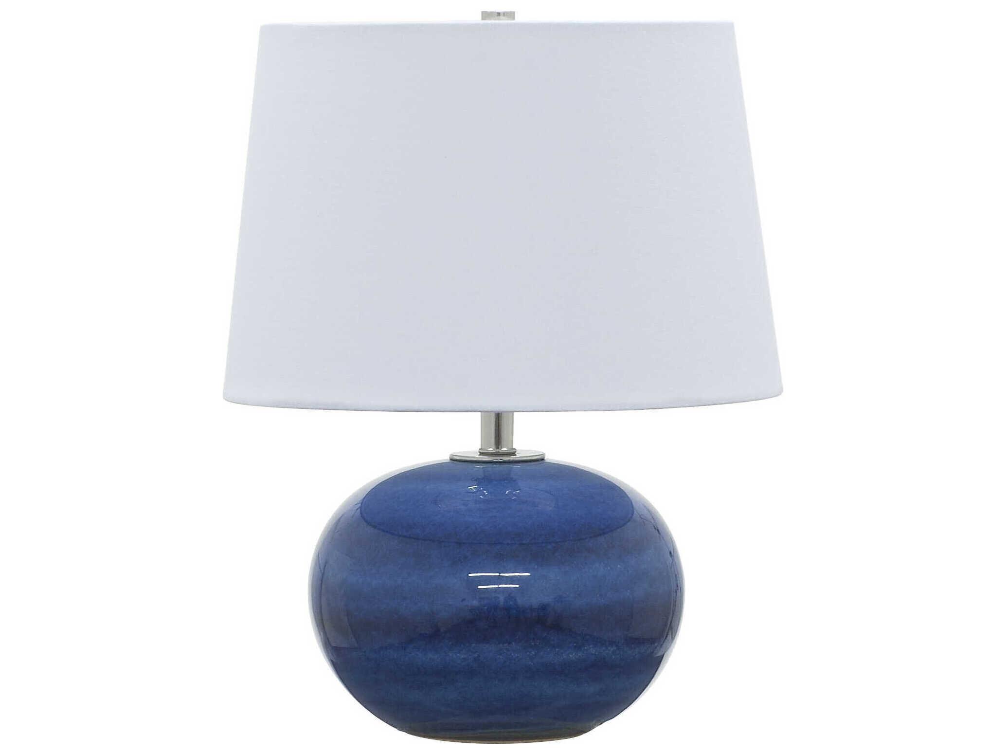 House of Troy Scatchard GS600 Blue Table Lamp
