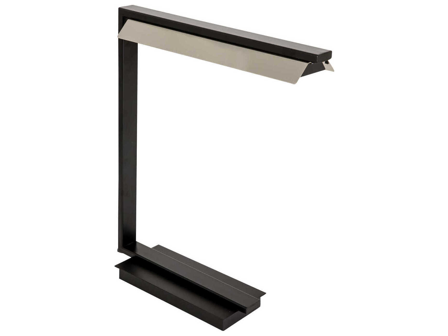 House of Troy Jay Black With Polished Nickel LED Desk Lamp