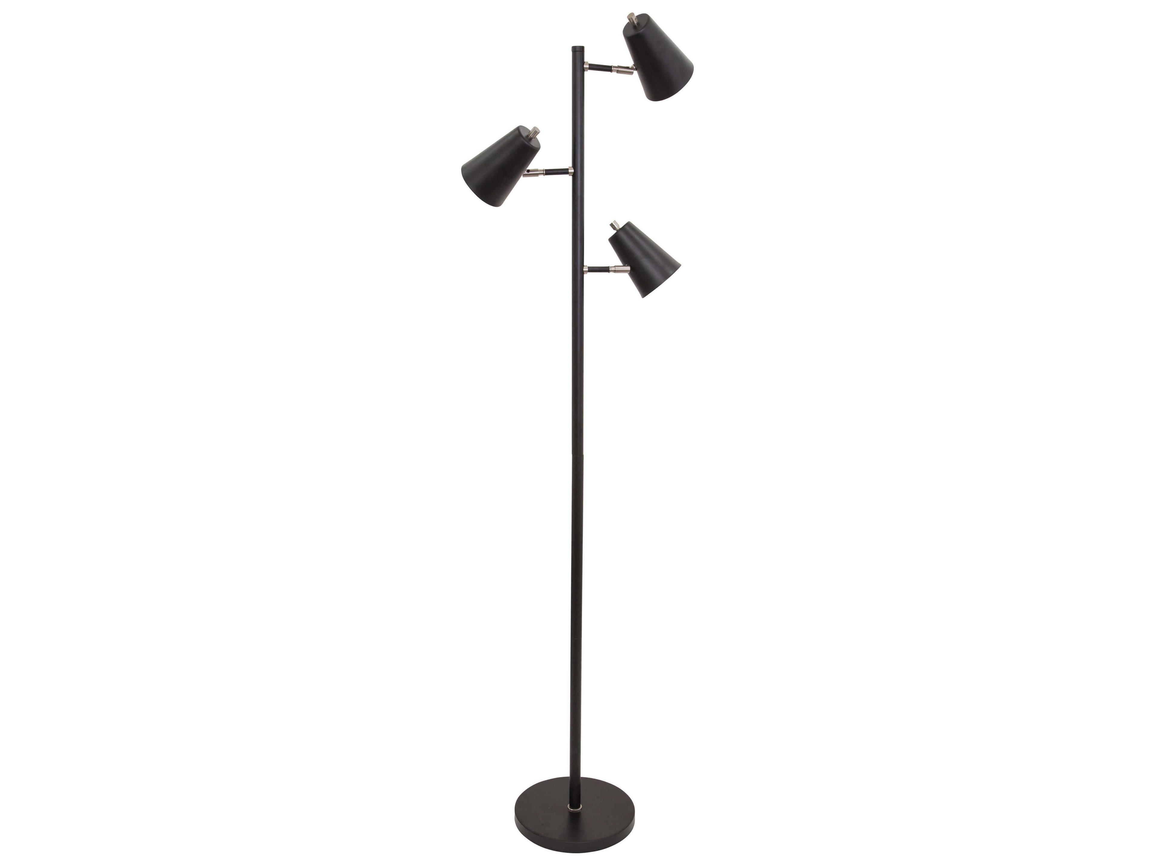 House of Troy Kirby Black LED Floor Lamp