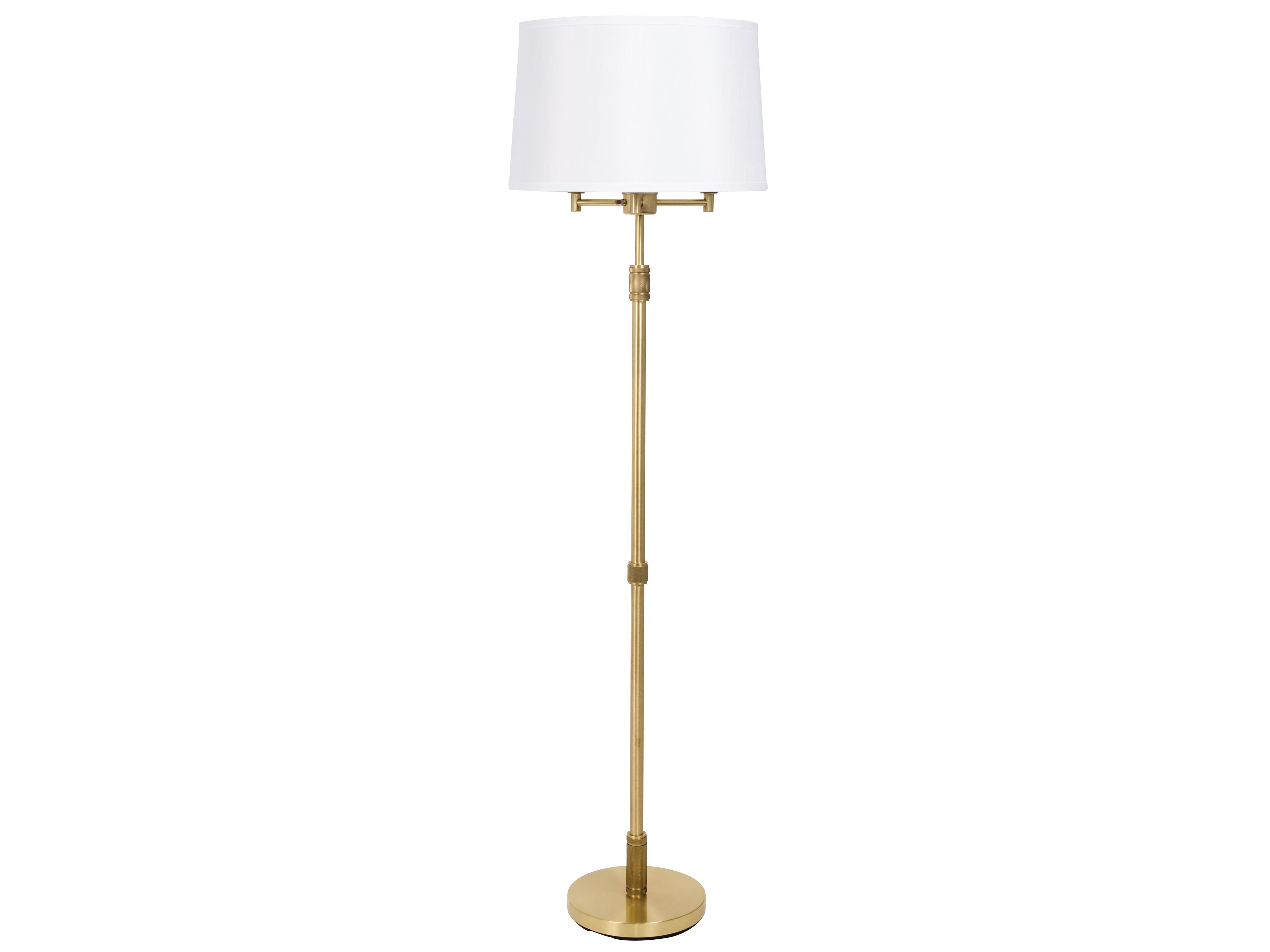 House of Troy Killington Brushed Brass Floor Lamp