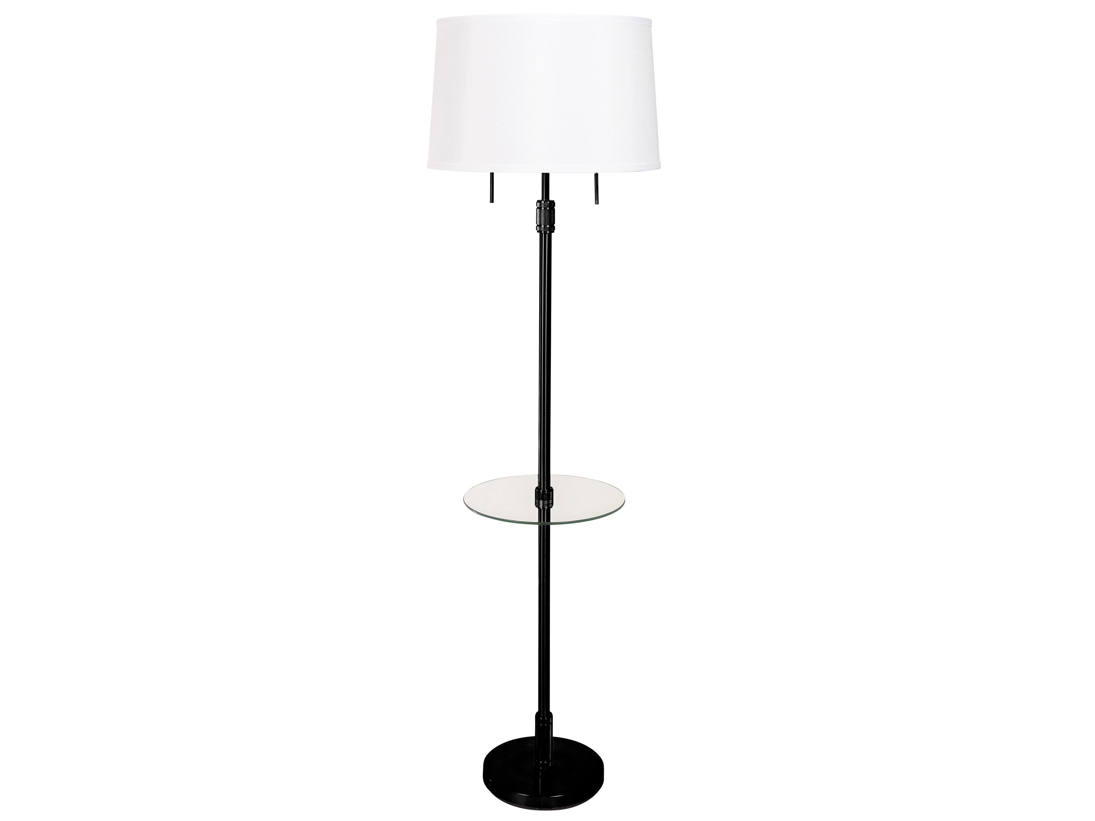 House of Troy Killington Black Floor Lamp