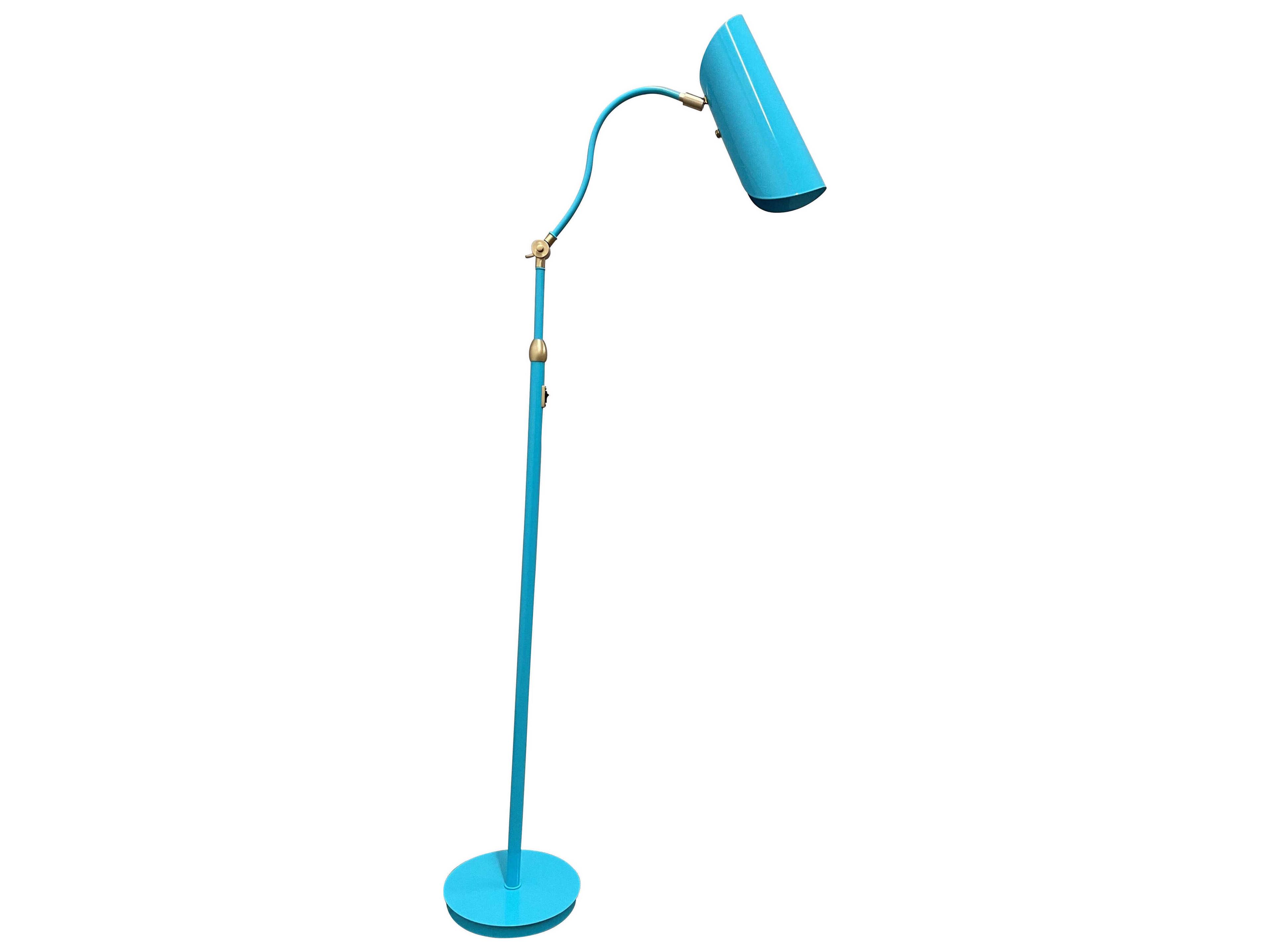 House of Troy Logan Black Floor Lamp