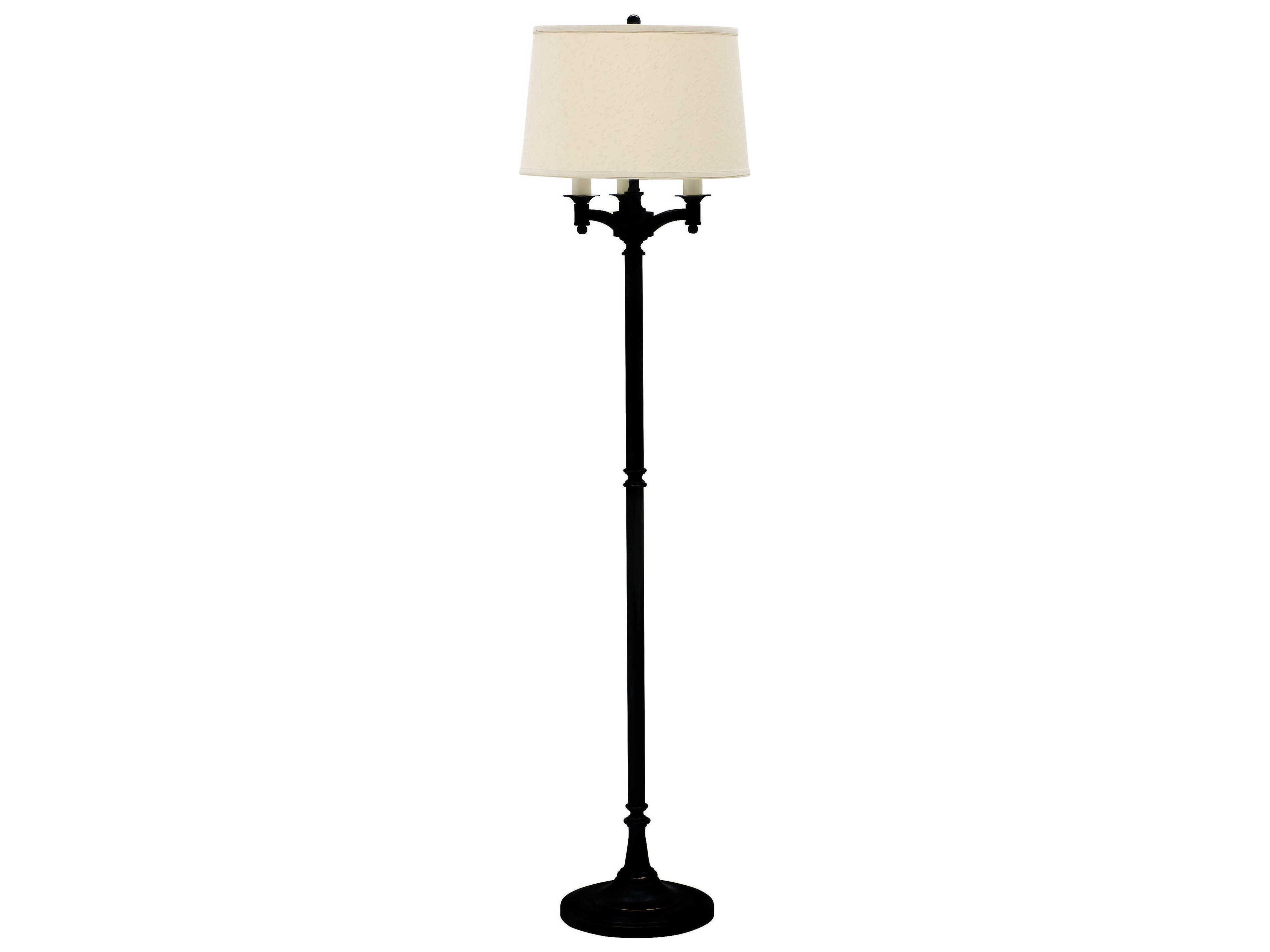 House of Troy Lancaster Brass Floor Lamp