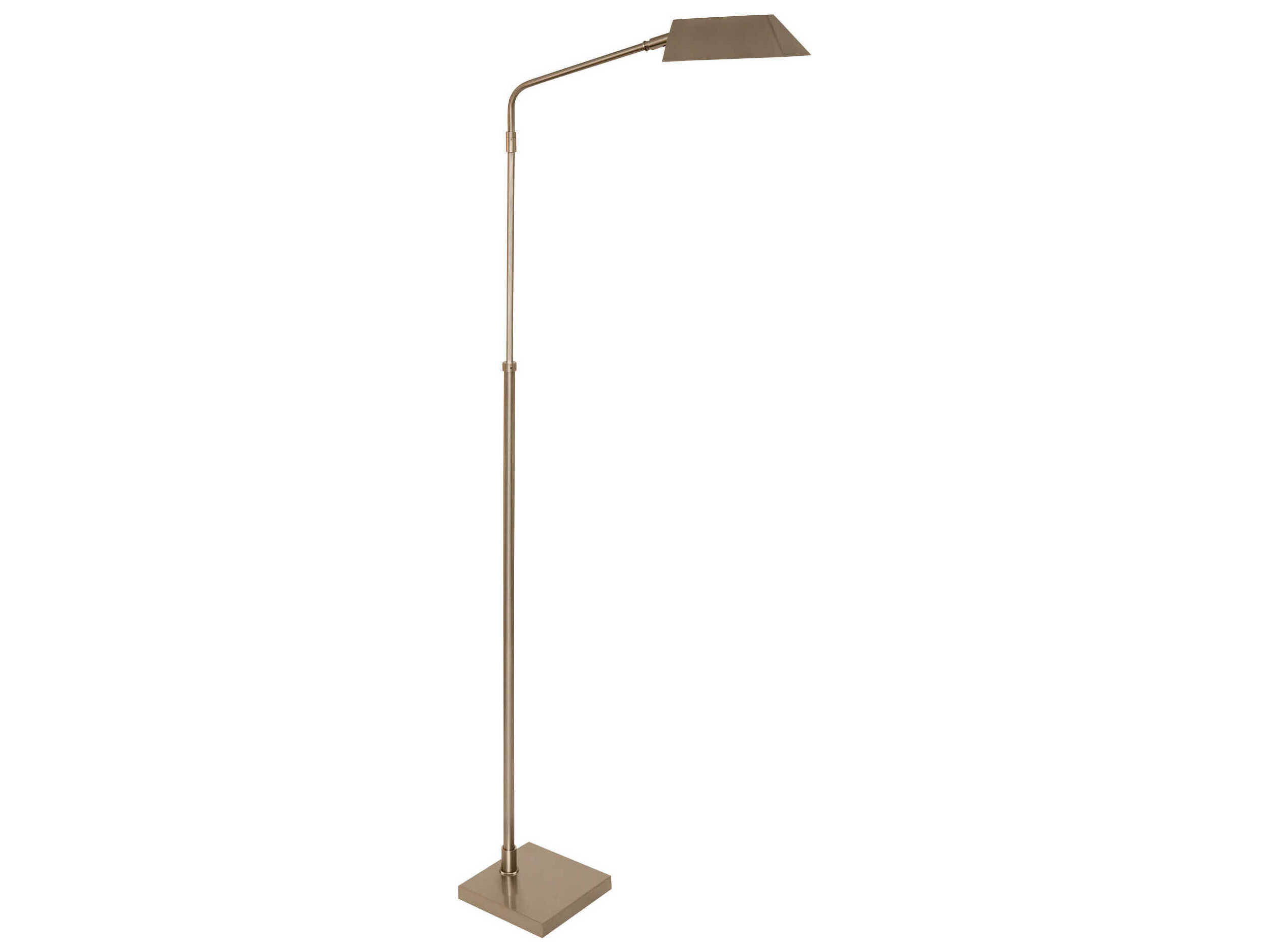 House of Troy Newbury Satin Nickel LED Floor Lamp