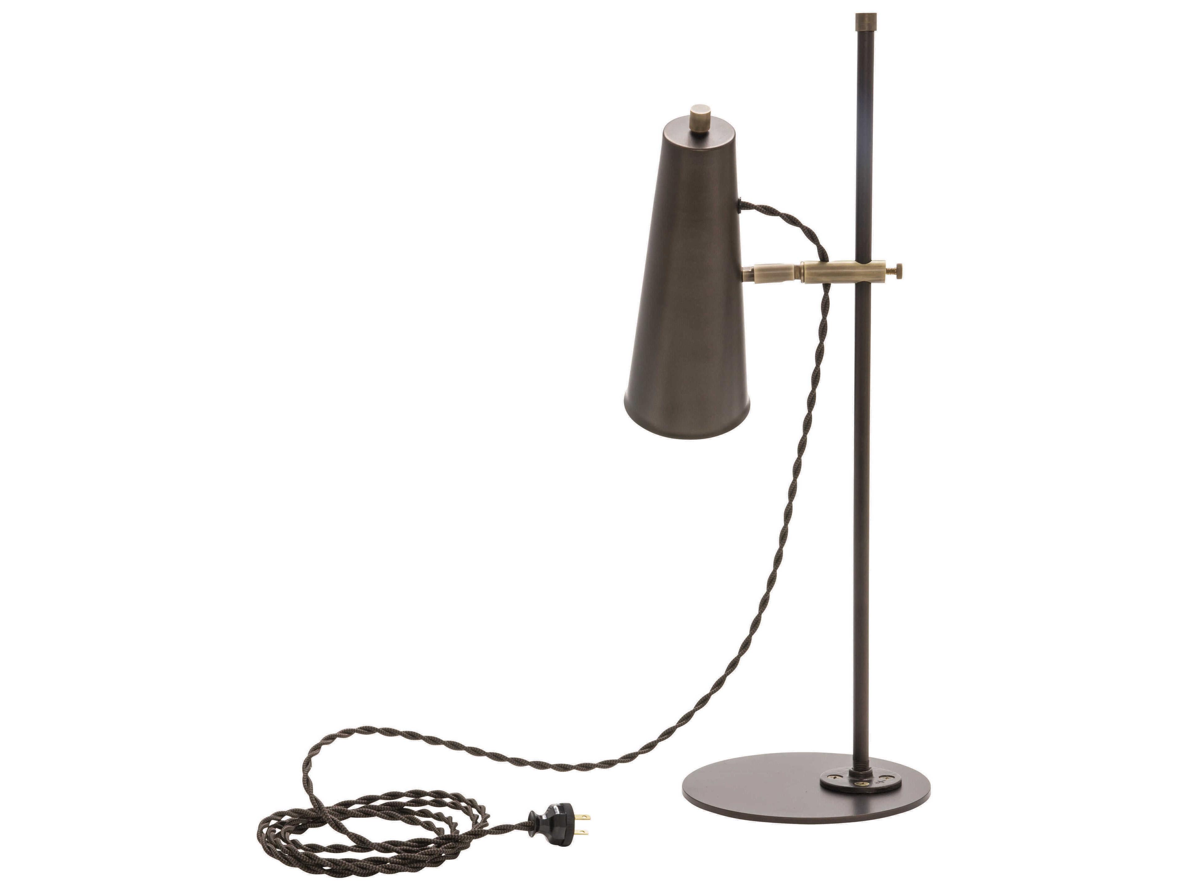 House of Troy Norton LED Chestnut Bronze Antique Brass Accents Desk Lamp